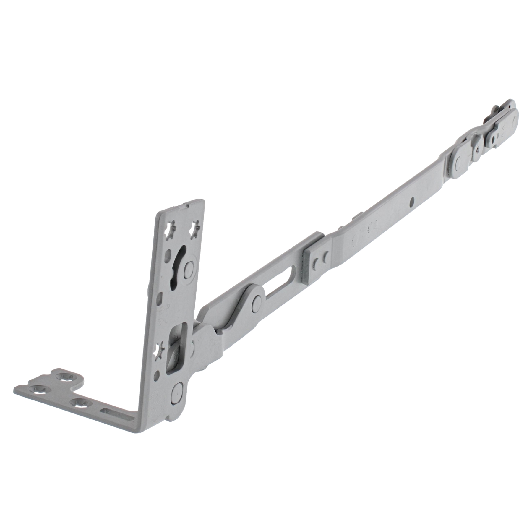 Maco DK Scherenarm mit Lager Multi Power 600/800 PVC FT30 13V links FFb 370-800 Tricoat, Klammer