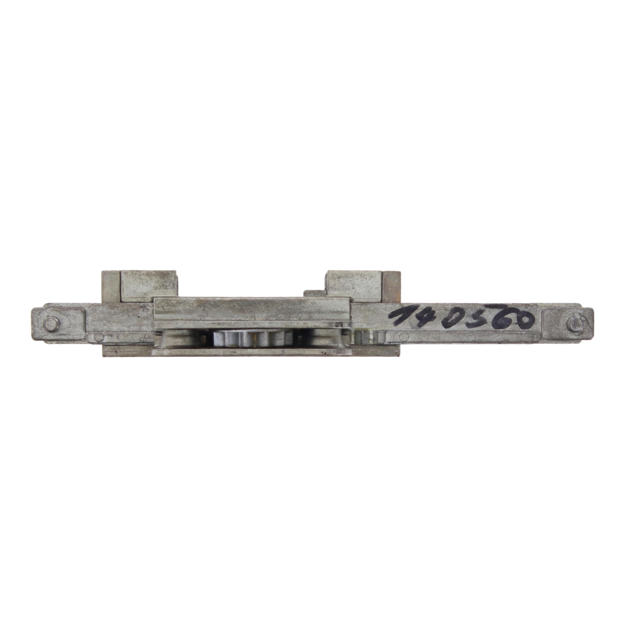 Notter Einsteckgetriebe ohne Fehlbediensperre, mechanischer Teil, Metallbauteil, linearer Schieber, Zahnradträger, industrielles Hardware