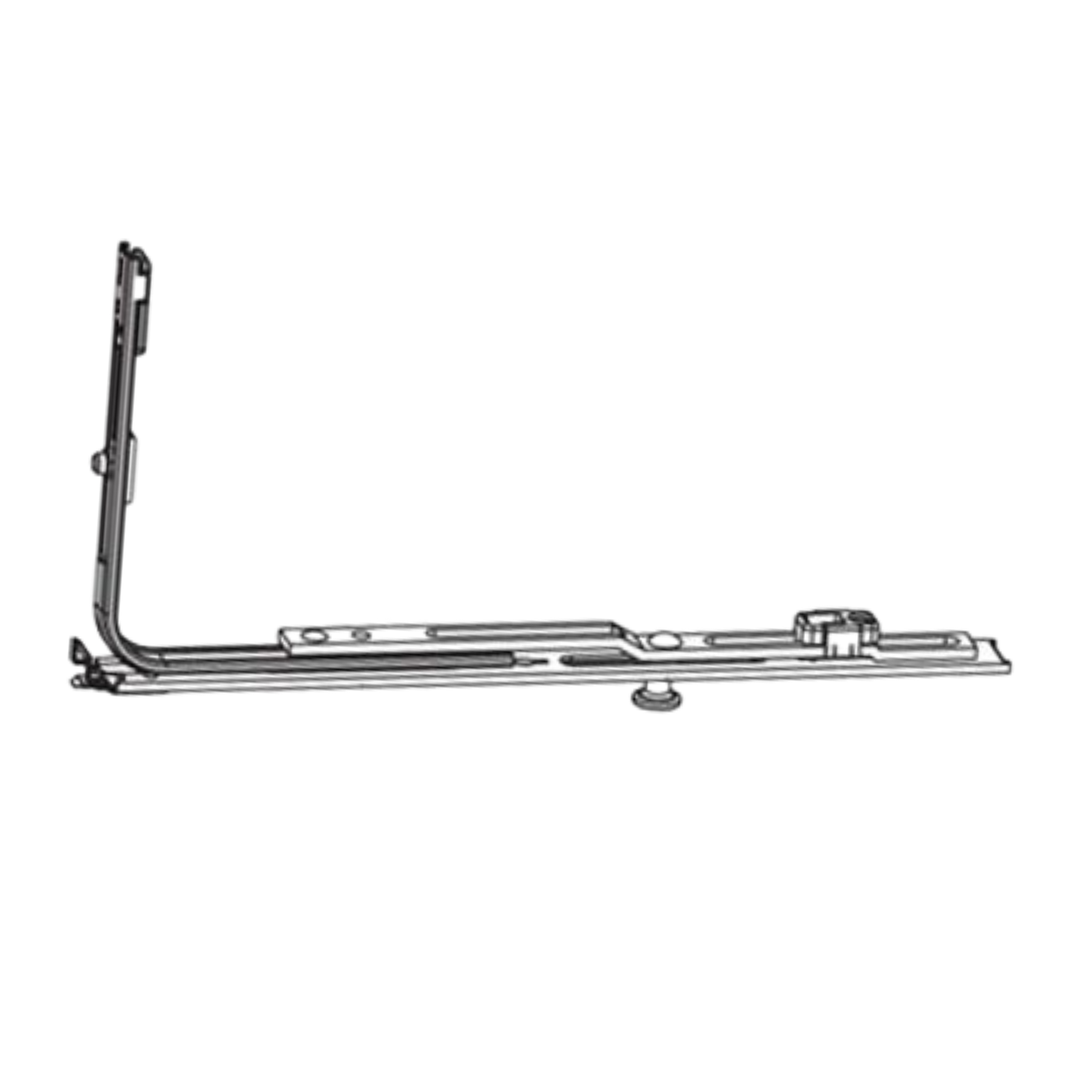 [BA] GU Verriegelung 215 Se*- UNI-JET Verriegelung 215 SE Drehflügel, unten, mit Pilzzapfen 6-32010-00-0-1 UF8-681, Kippschutzrahmen, Schiebetisch, Längsführung, Befestigungsschiene, Stabilisierung
