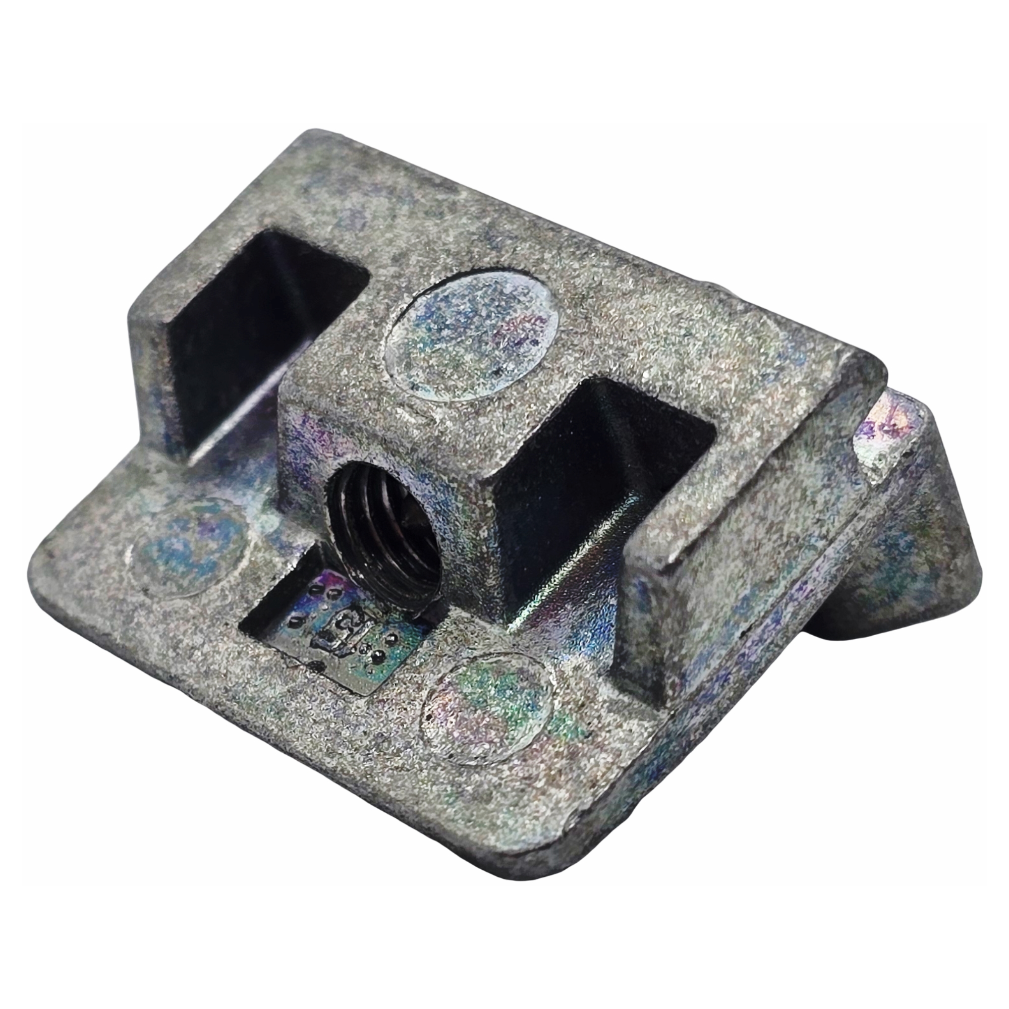 [BA] Siegenia LM Schließblech 317556, Klemmblock, Metallblock, Gewindeloch, Gussstück, Industriebauteil