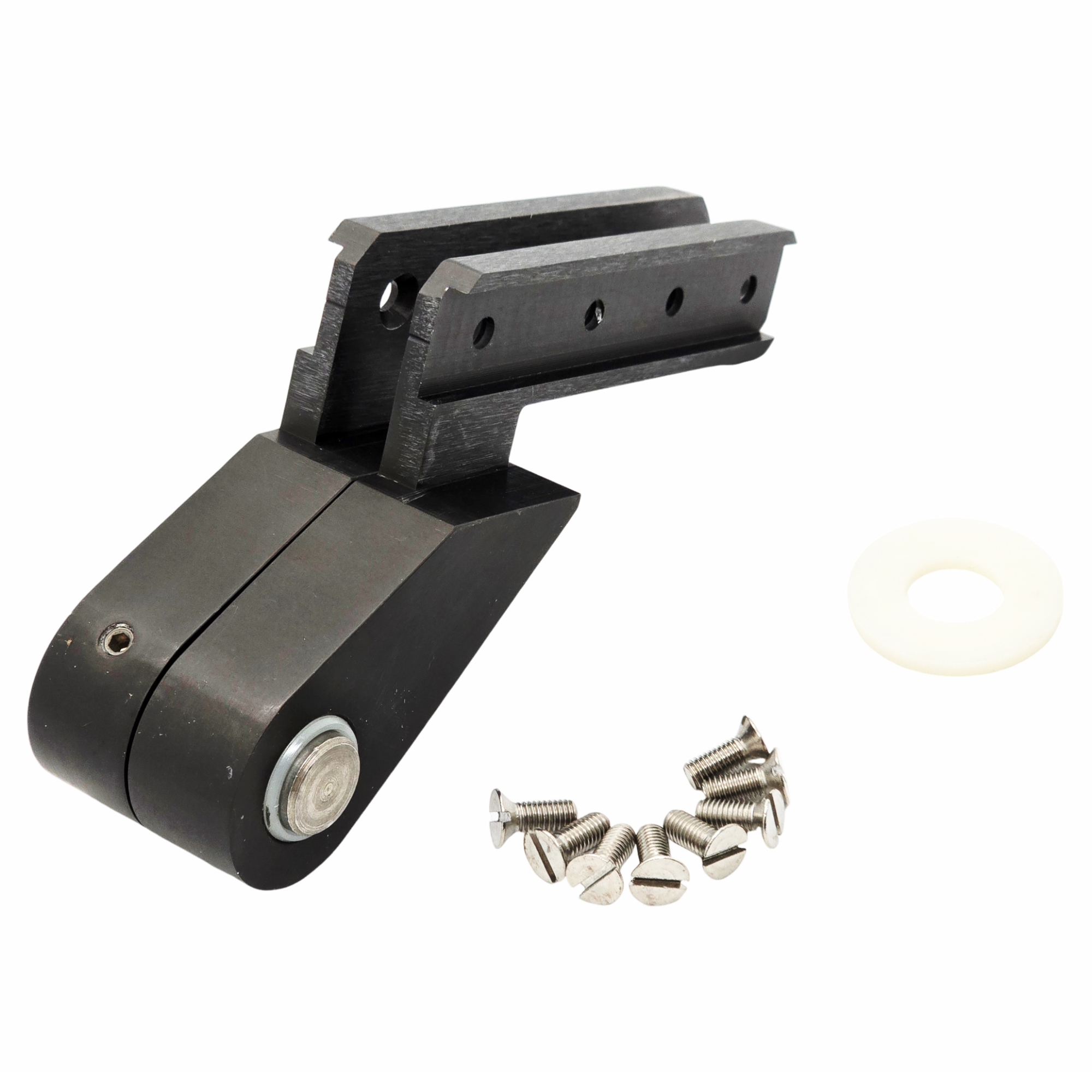 [BA] Hueck Hartmann E 2670 L LM Zapfenband DIN links, Gelenkfläche, Schwenkhalterung, Metallband, Anbaumontage, Schraubensatz