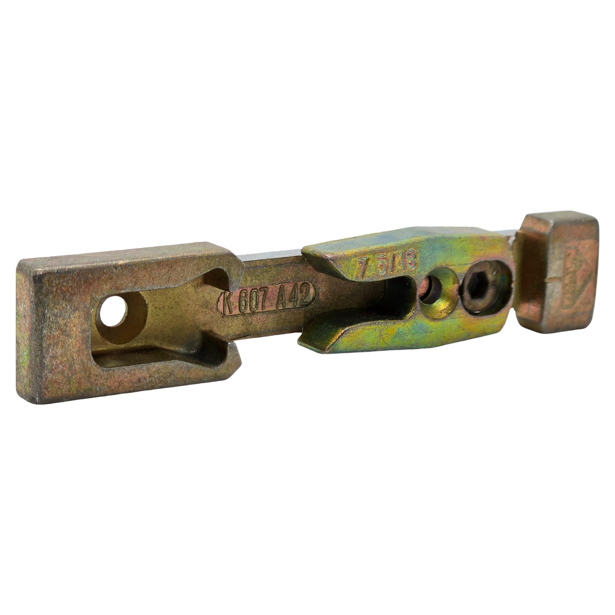 [BA] ROTO Centro Kippschließblech 100x19mm 6482386720 K607A42 7,5/18, bolts, Klemme, Metallteil, Ankerbolzen, Industrieller Hardware