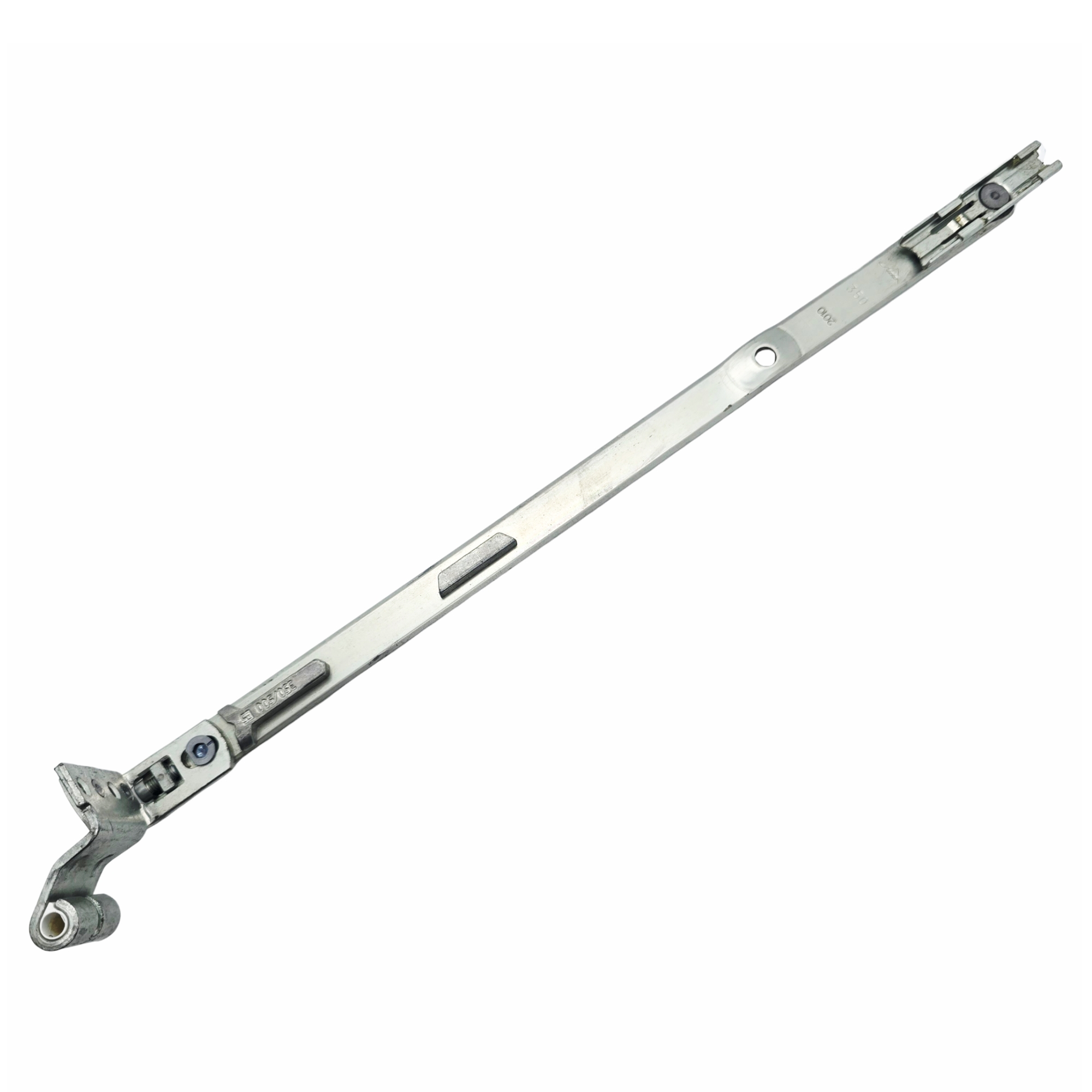 [BA] Roto NT Axerarm E5 12/18-13 für Holzfenster rechts 350 (FFB 601-800 mm), Kurbel, Spannstange, Montagewerkzeug, Metall, Zubehör