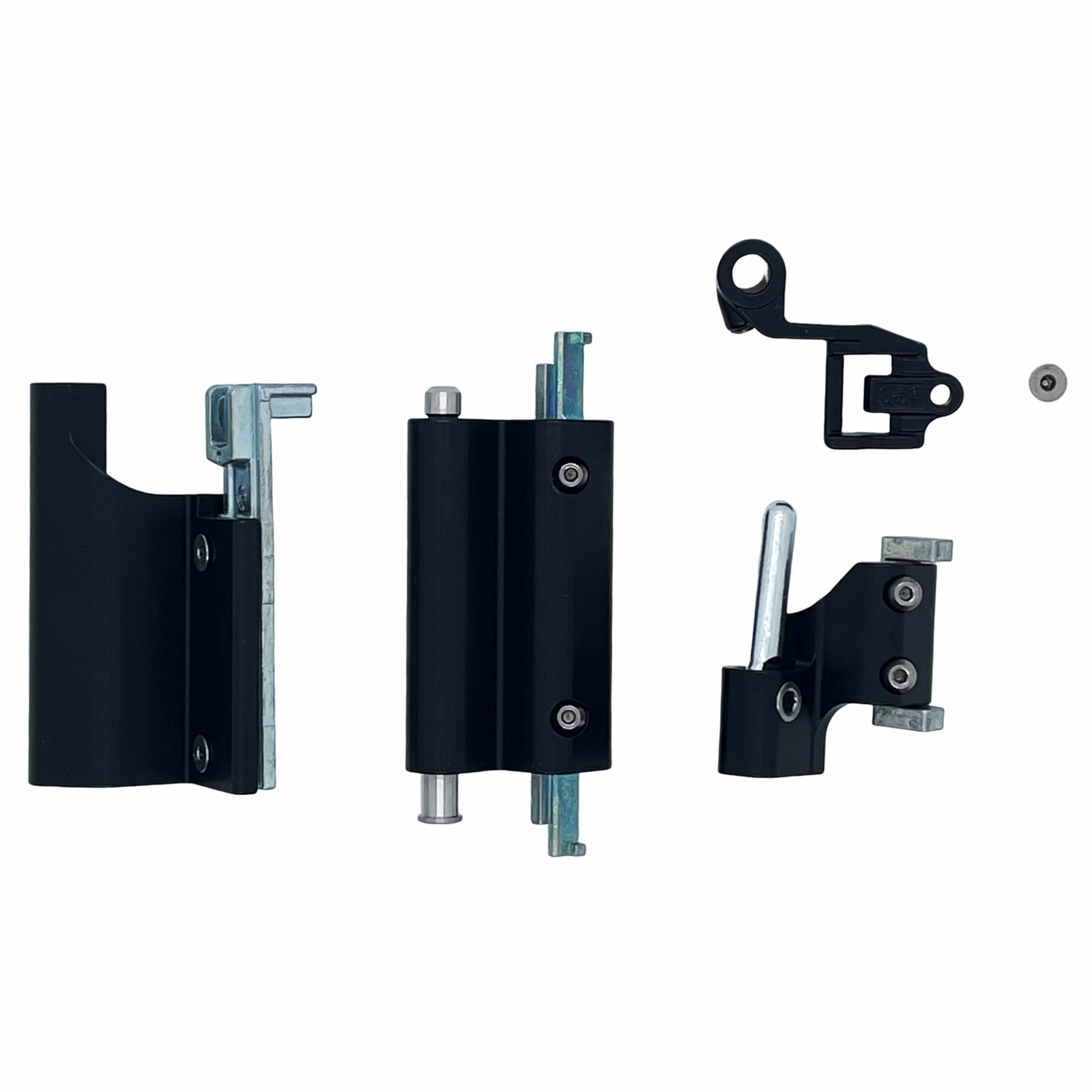 [BA] Siegenia BS LM4200/SV LI RAL9005 B1/10, MMBS0032-523021, Türbeschlag, Scharnier, Stahl, Schwarz, Montagezubehör