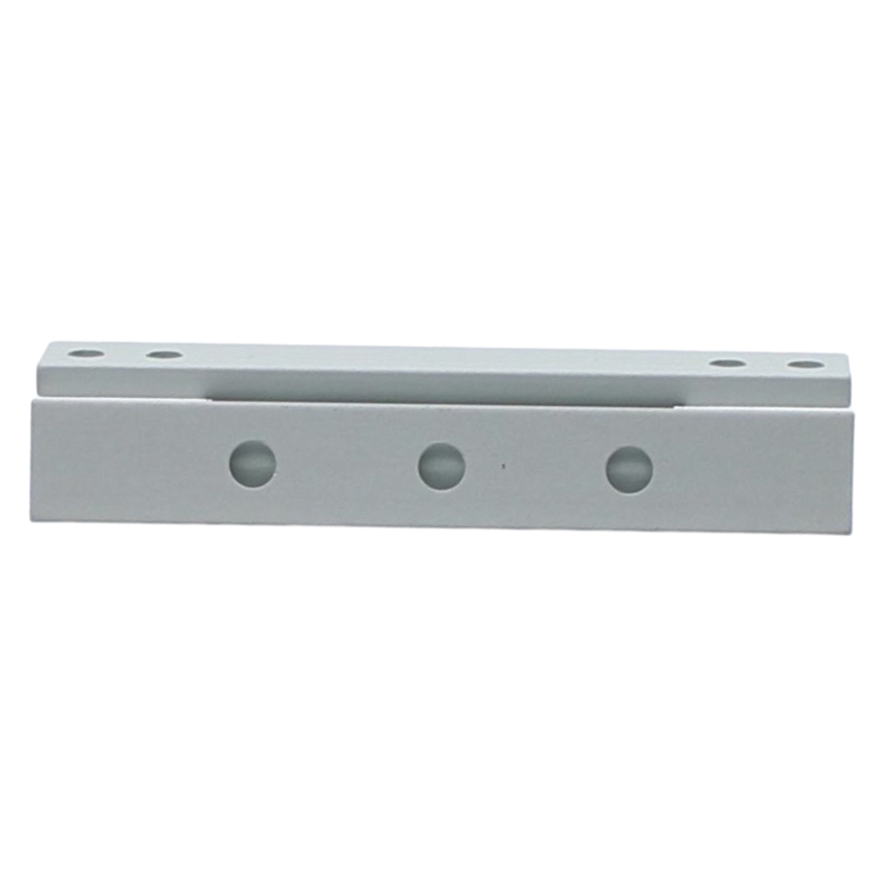 HAPS Fensterband 4392 EV1 silber, profilierte, halter, Schiene, Metall, Löcher
