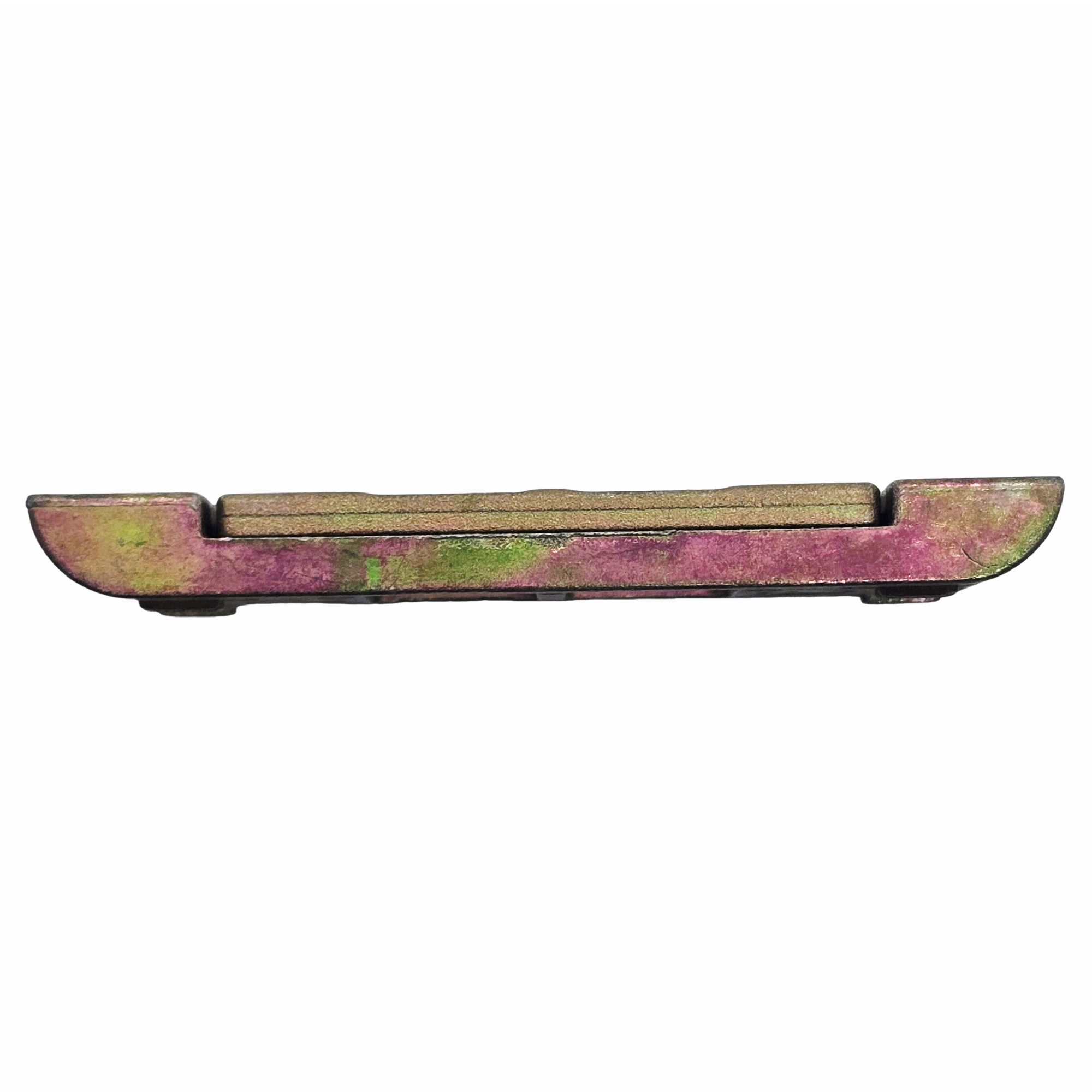 [BA] Roto Schliessblech Stulp R605 B78 für Kantenriegel, wallet, clutch, pink-green, worn, slim