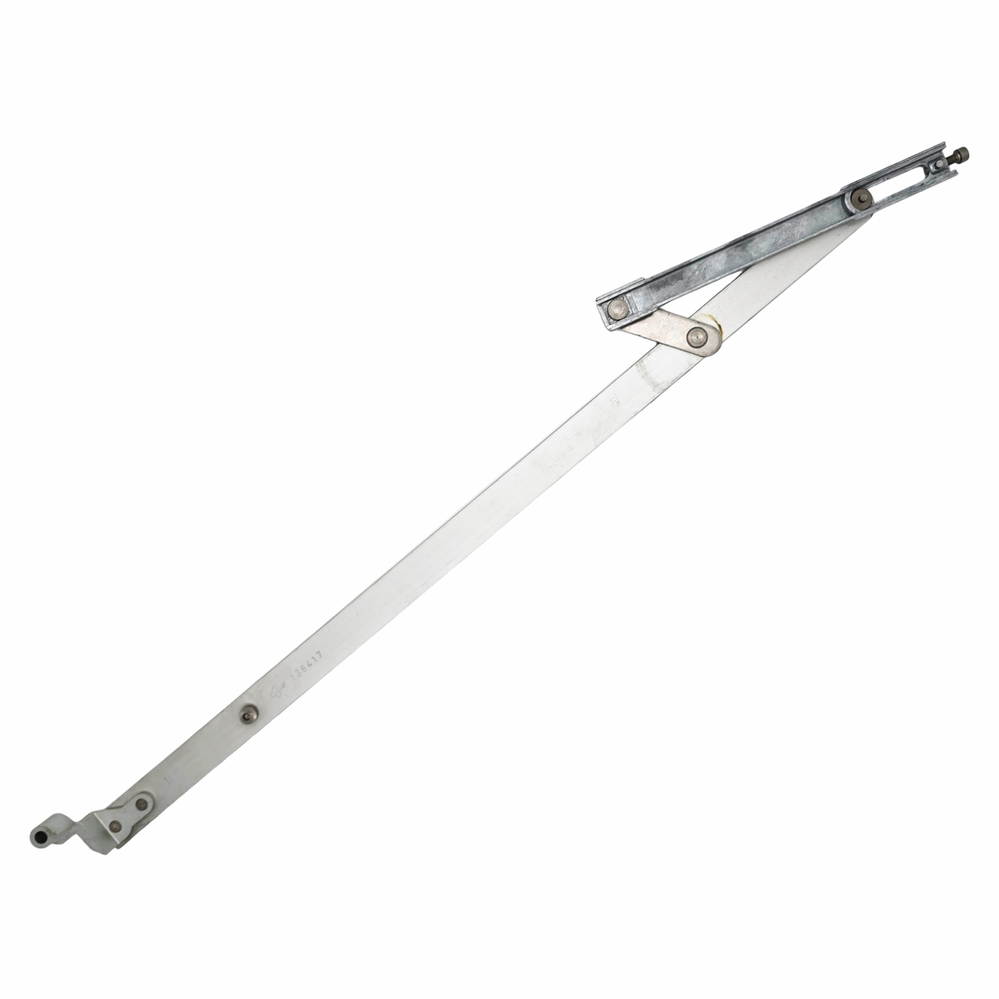 [BA] Hueck Hartmann Schere 138417 silber links, Schiene, Metall, Ausziehbar, Stahl, Mechanik