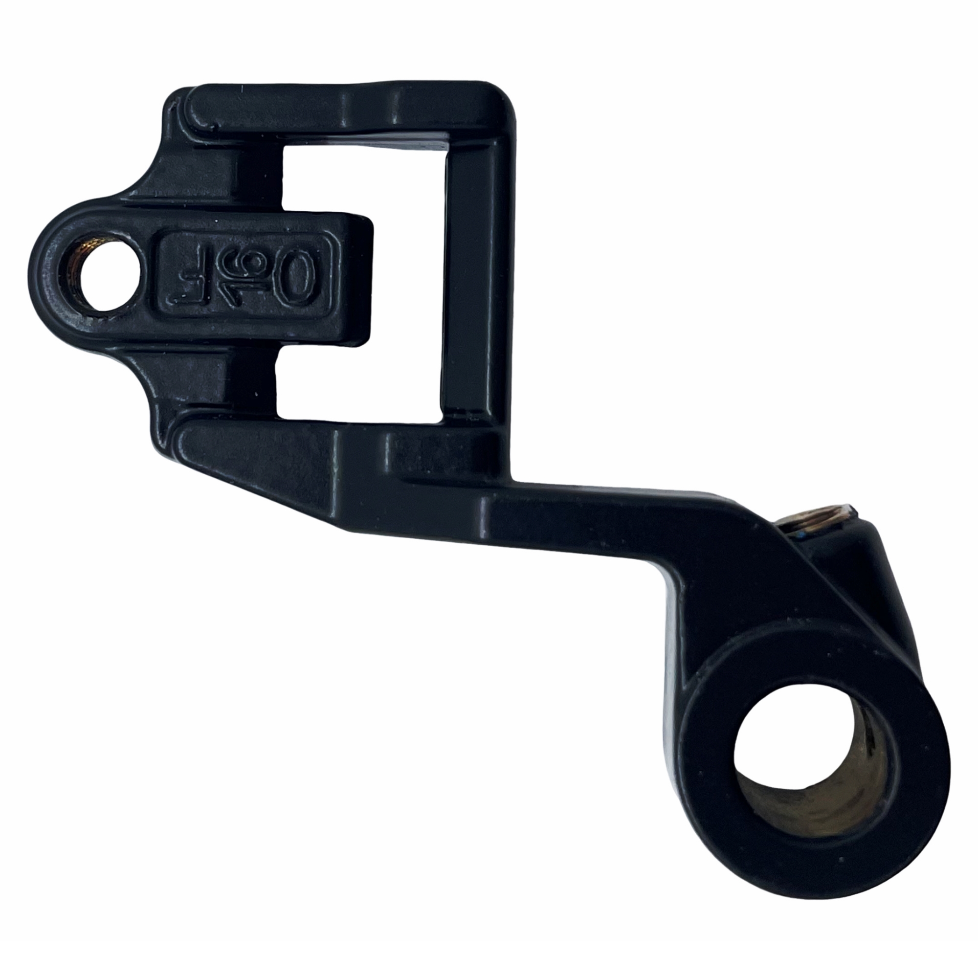 [BA] Siegenia BS LM4200/SV LI RAL9005 B1/10, MMBS0032-523021, Bike Derailleur Hanger, Metallteil, Schwarz, Bohrloch, Kompaktes Design
