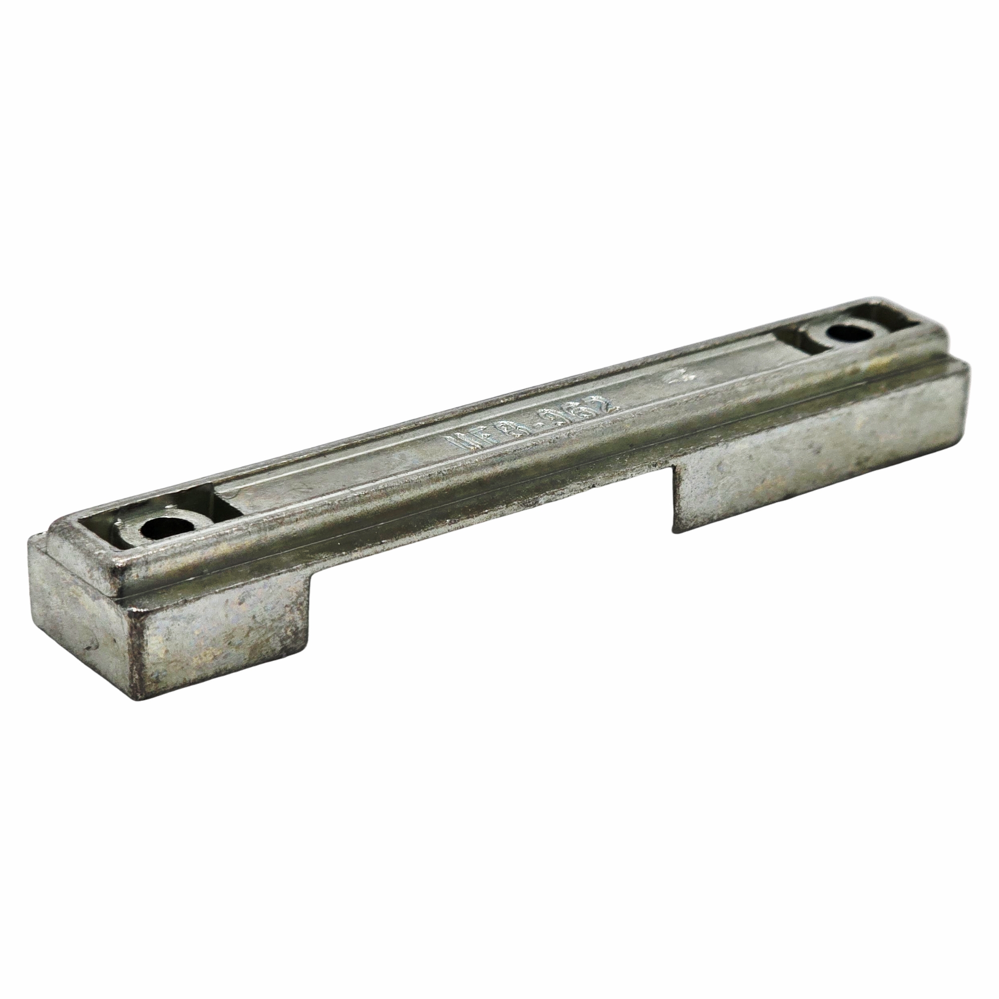 [BA] GU Schliessplatte UF8-962, Metallstange, Schiebstrebe?, metallische Schiene, Bauteil, Metallstück