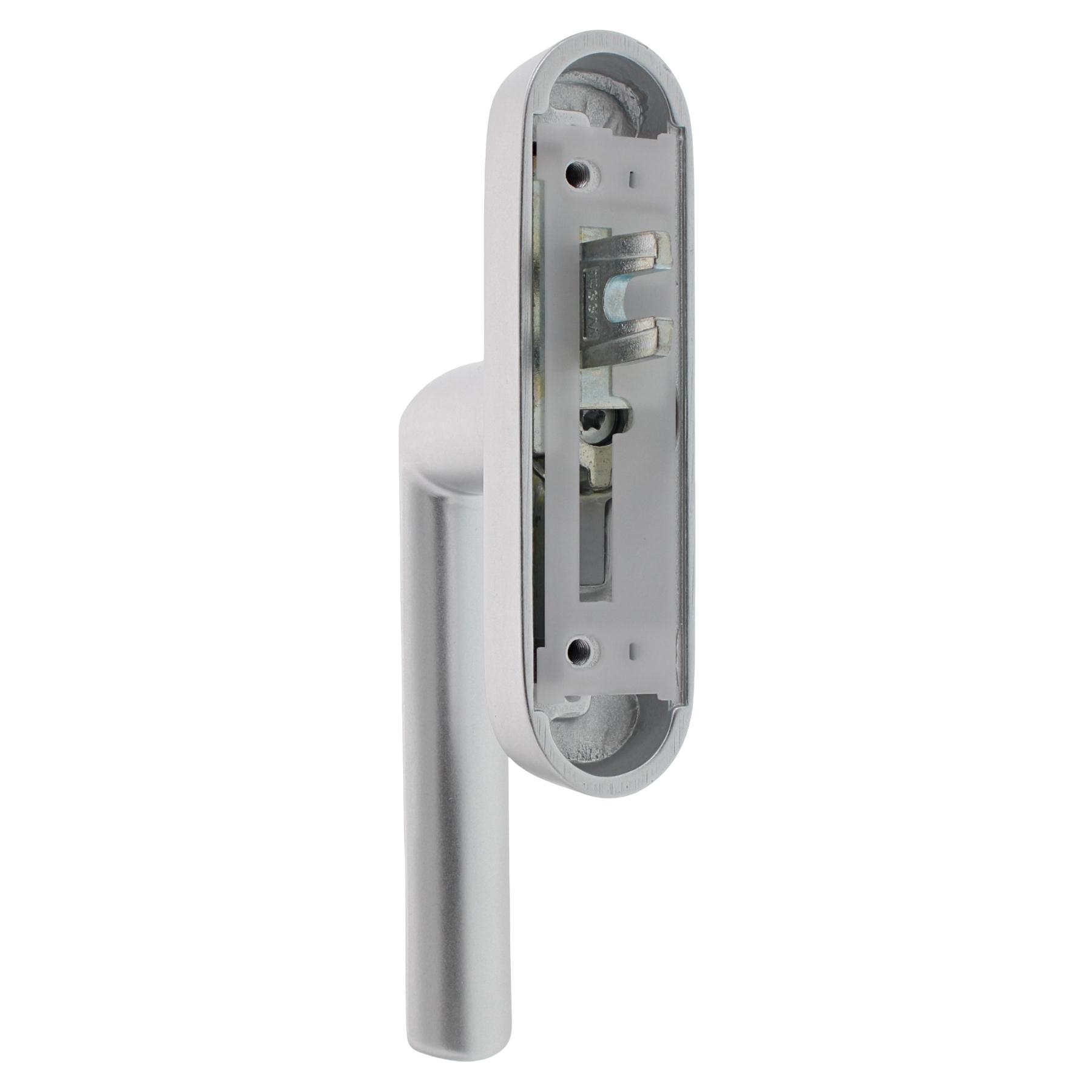 Schlechtendahl Getriebegriff Aluminium Fenstergriff mit Rasterung für Alufenster, Griff