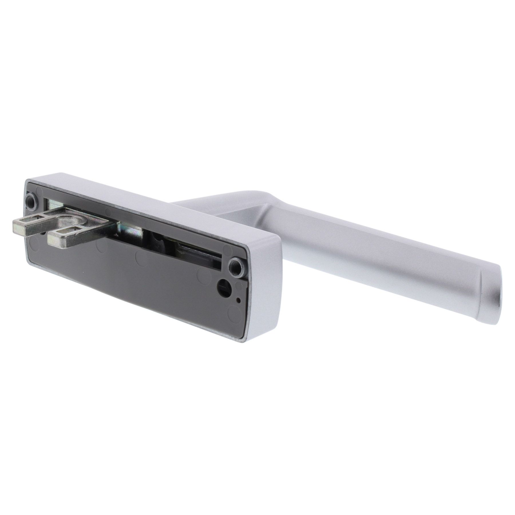 Schüco Getriebegriff Fenstergriff Metallfenster 214785 214788 (Ersatz für 214246) Silber, Kassenrückenschieber, Klippschnitt, Kassenschieber, Kassenschublade, Schubladensystem