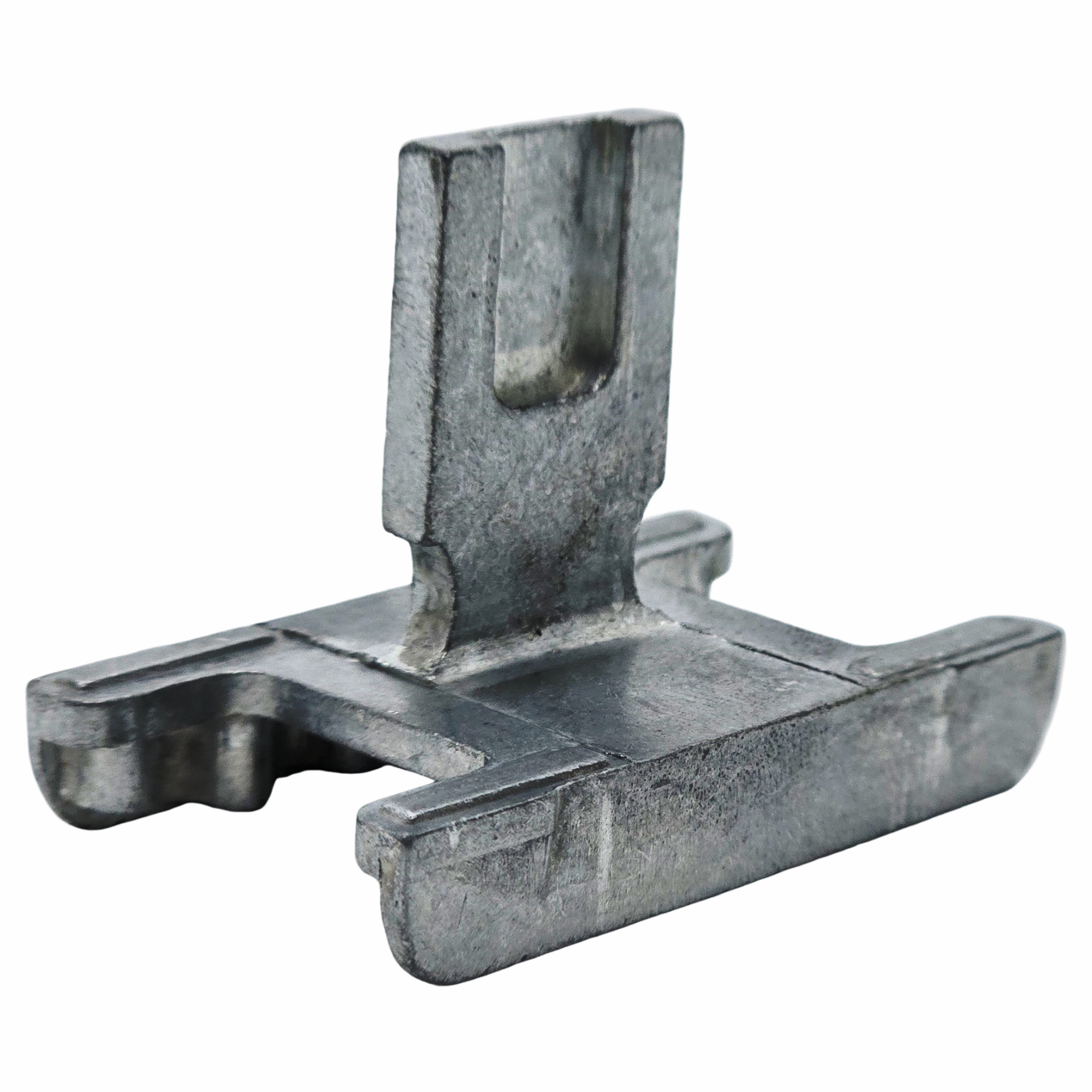 [EOL]Notter Zahnstange Form 3, metallteil, Gussstahl, bearbeitetes Teil, Industriekomponente, gerillte Basis