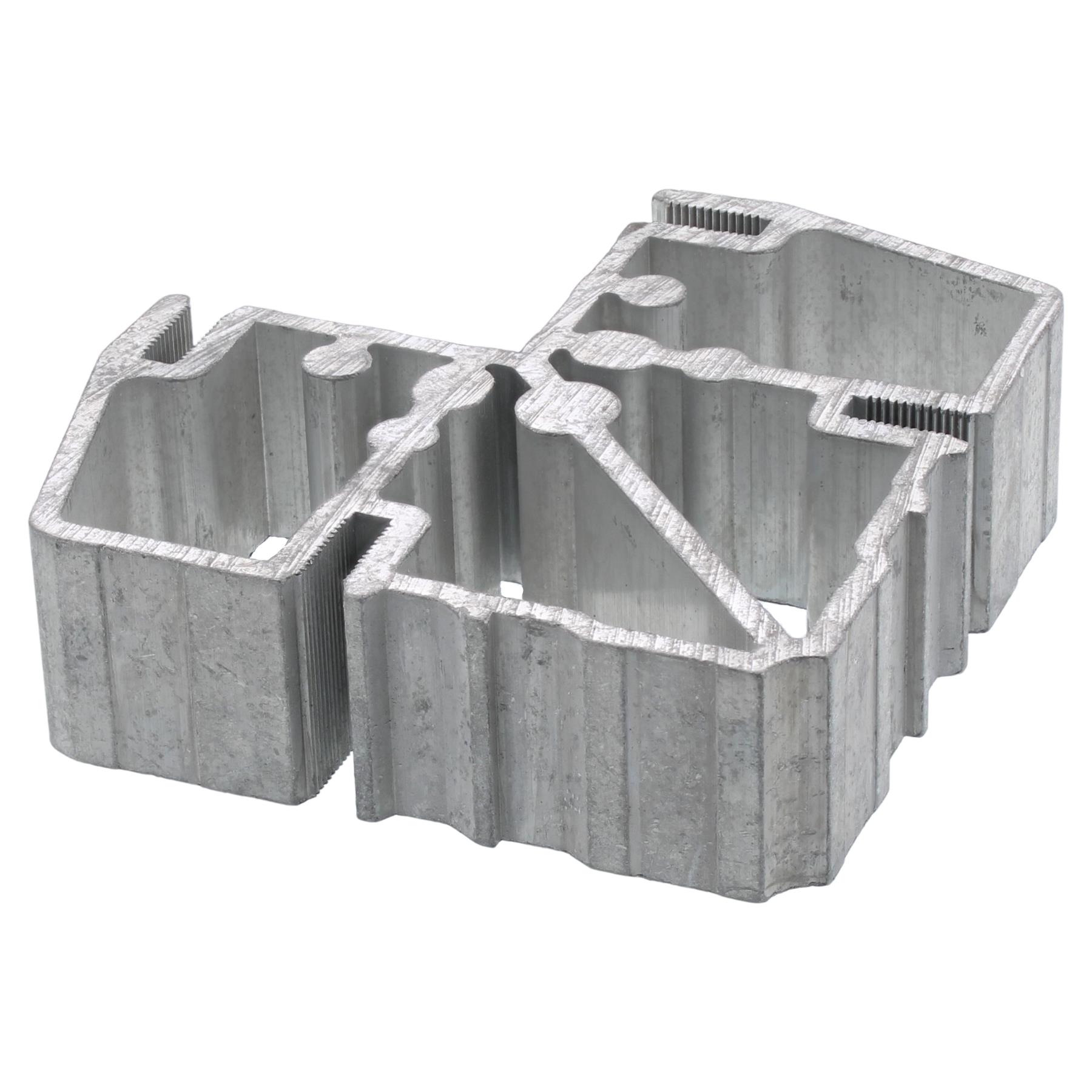 HUECK HARTMANN 100 x 29 x 29 mm Eckwinkel 770210, Aluminium