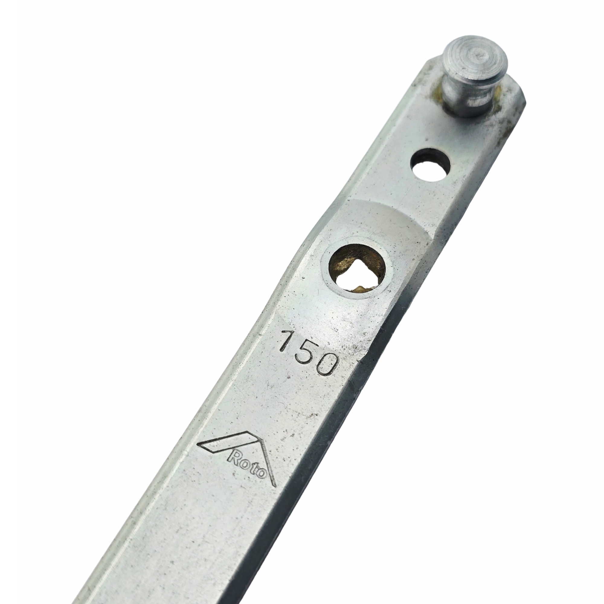 [BA] Axerarm E5 12/18-13 Länge 150 mm links, Schiene, Metall, Schraubenschlitz, Laufwerksschiene, 150 mm