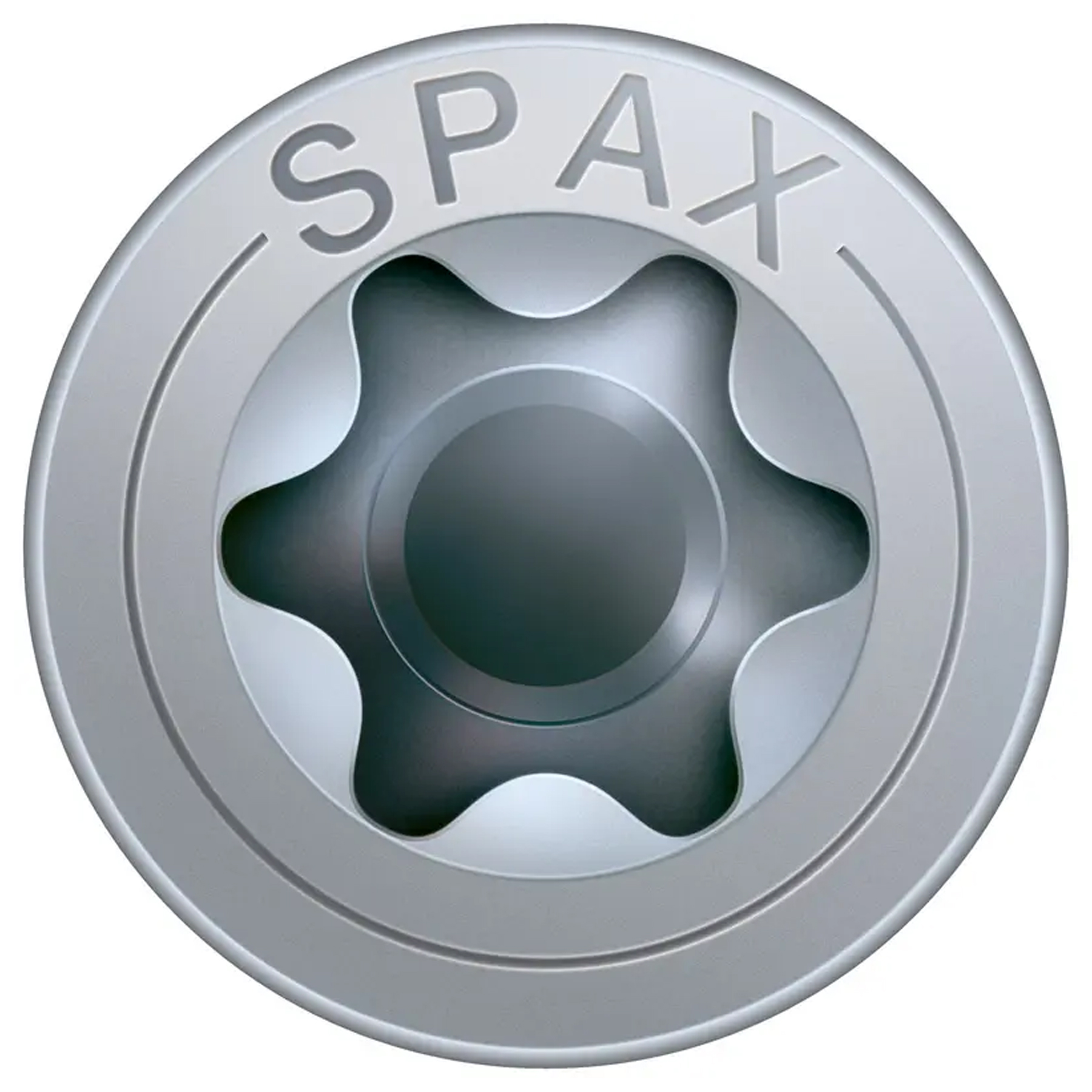 ABC Spax Senkkopf Torx T30 Wirox Größe 6,0x 160 mm TG, Spacex, Griff, Knopf, Metallisch, RunderDial