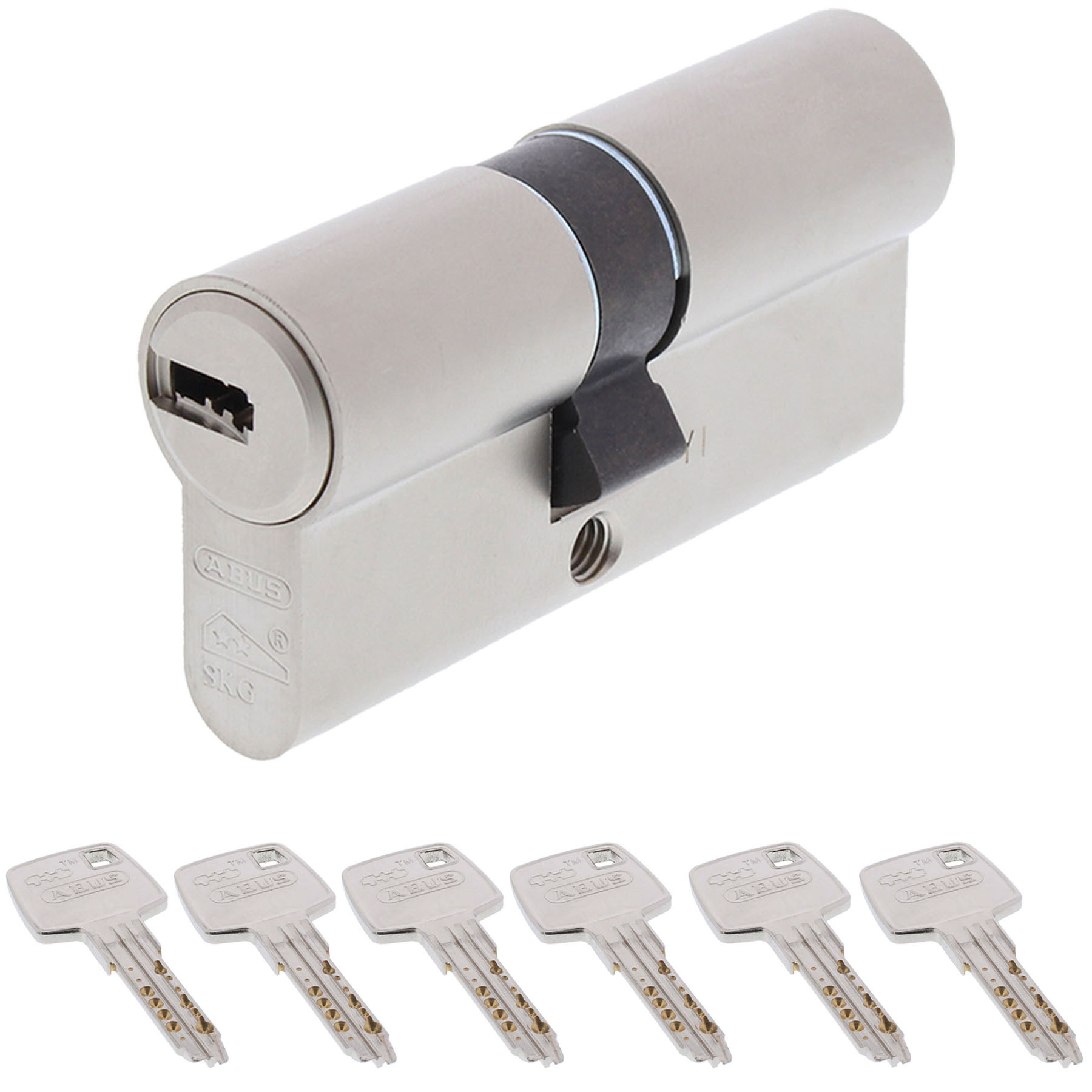 ABUS EC660 ECK660 VS verschiedenschließend 55/65 Profilzylinder 6 Schlüssel, schloss, profilzylinder, schließzylinder, schlosszylinder, schließsystem, Zylinderzylinder?, Schrankschloss, Schloss mit Schlüssel, Sicherheitsschloss, Ersatzschlüssel, Schloss,