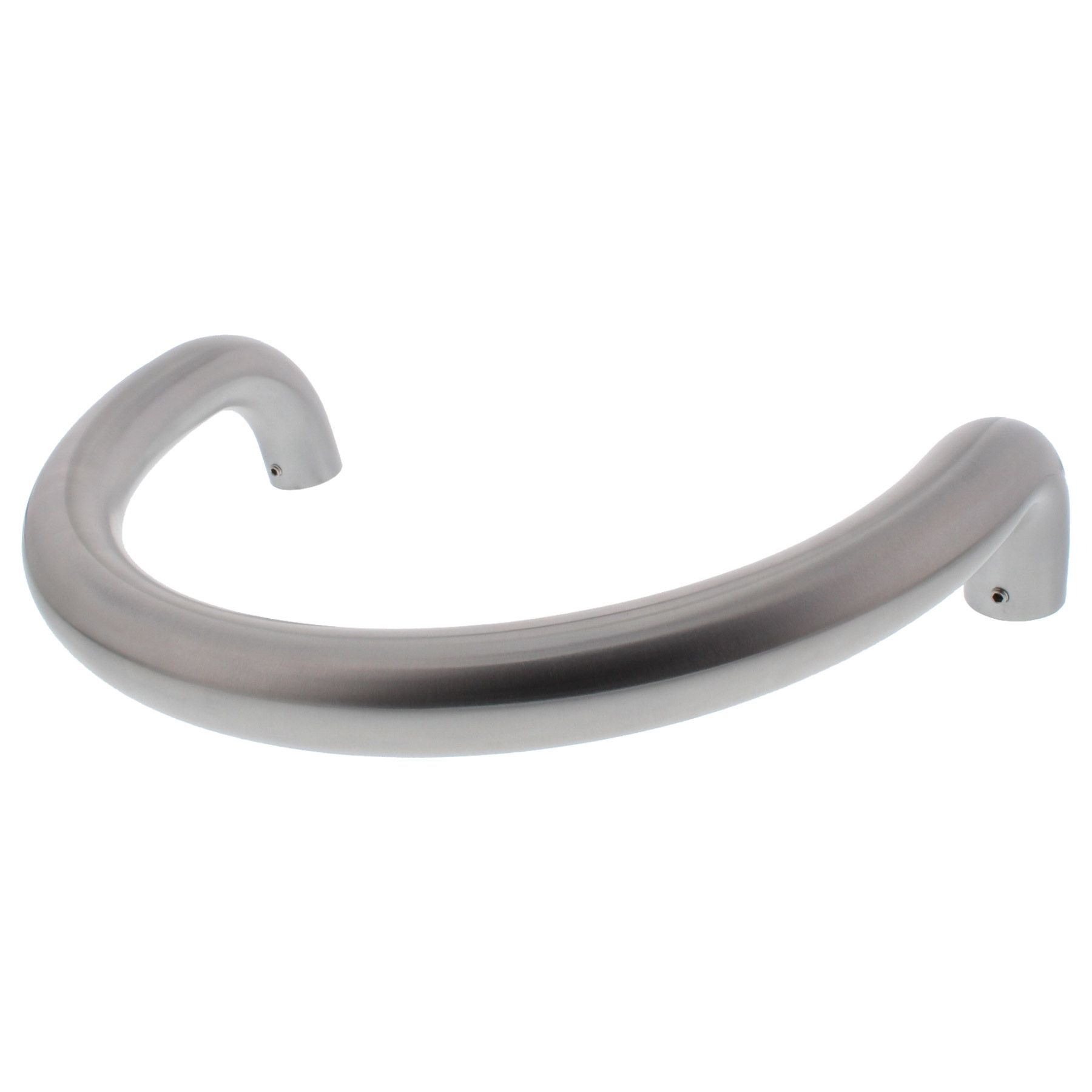 ToniTec SYS1 Türgriff Stoßgriff C-Form Edelstahl inkl. Befestigung 300 mm, Griff, Griff, Griff