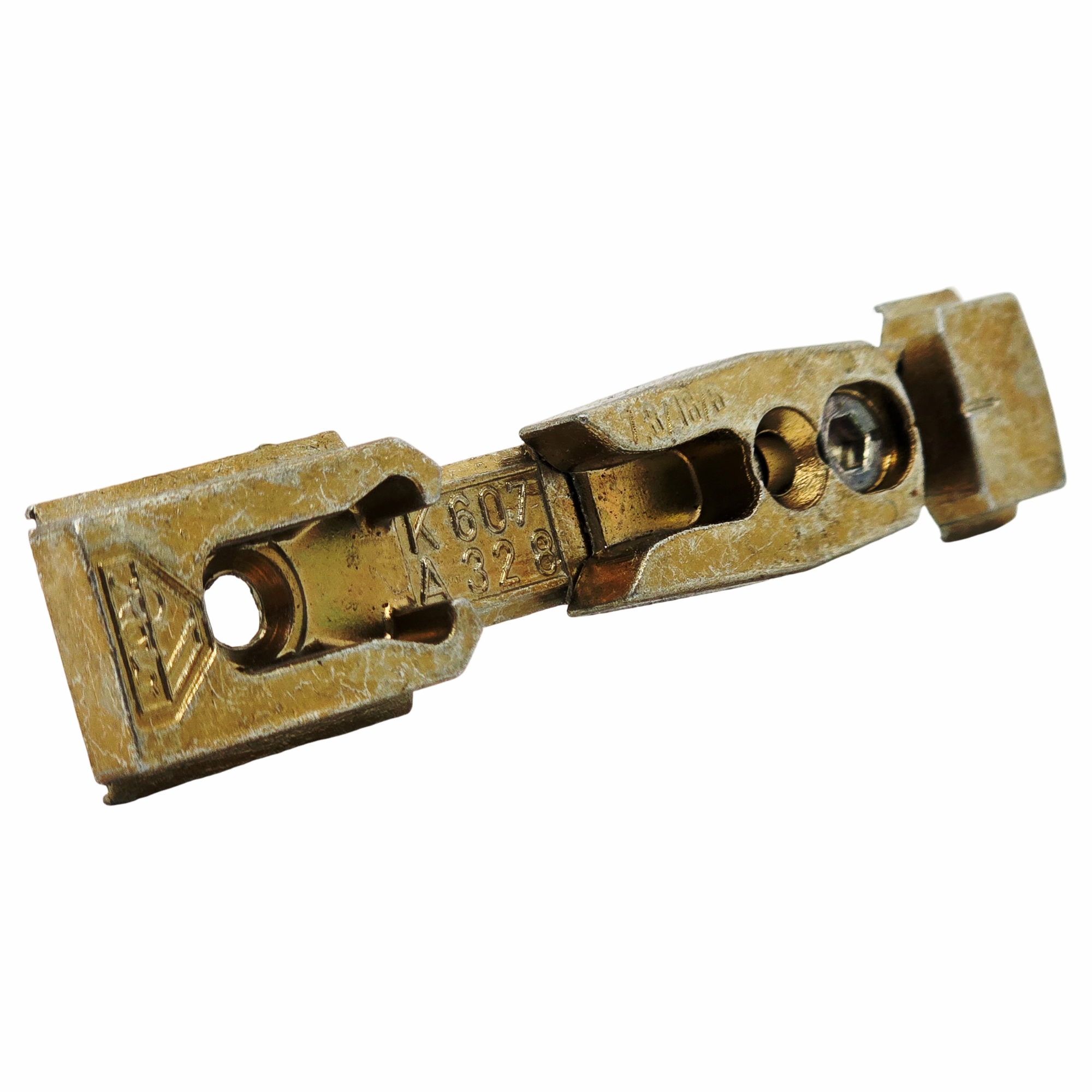 [BA] Roto Kippschliessblech K607 A328, 6482385600, Schmiedeisen, Schlosszuhalterung, Metallteil, Bruchteilssicherung, Drehmoment-Markierungen