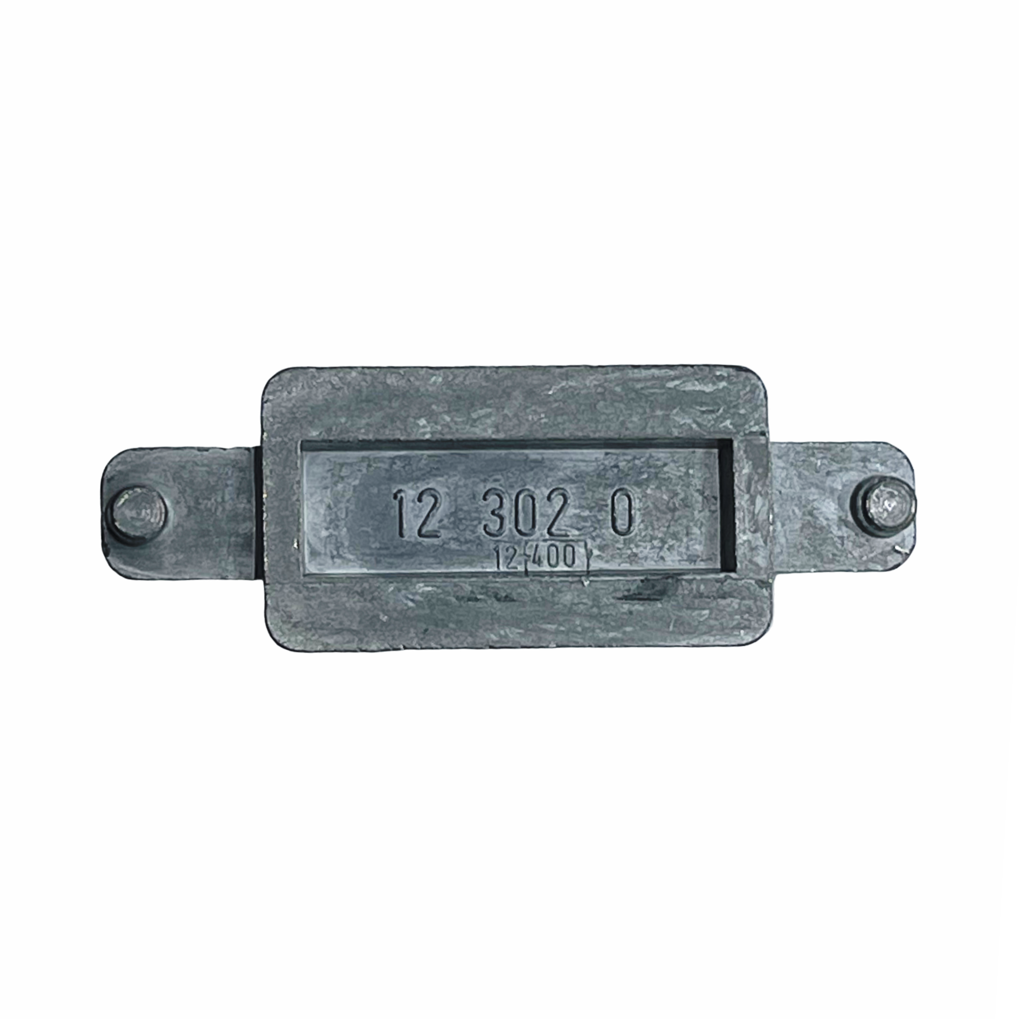 [BA] Hueck Hartmann Umbauuusatz c, Metallplakette, Namensschild, Industrieller Tag, Plakette, gestanzte Zahlen