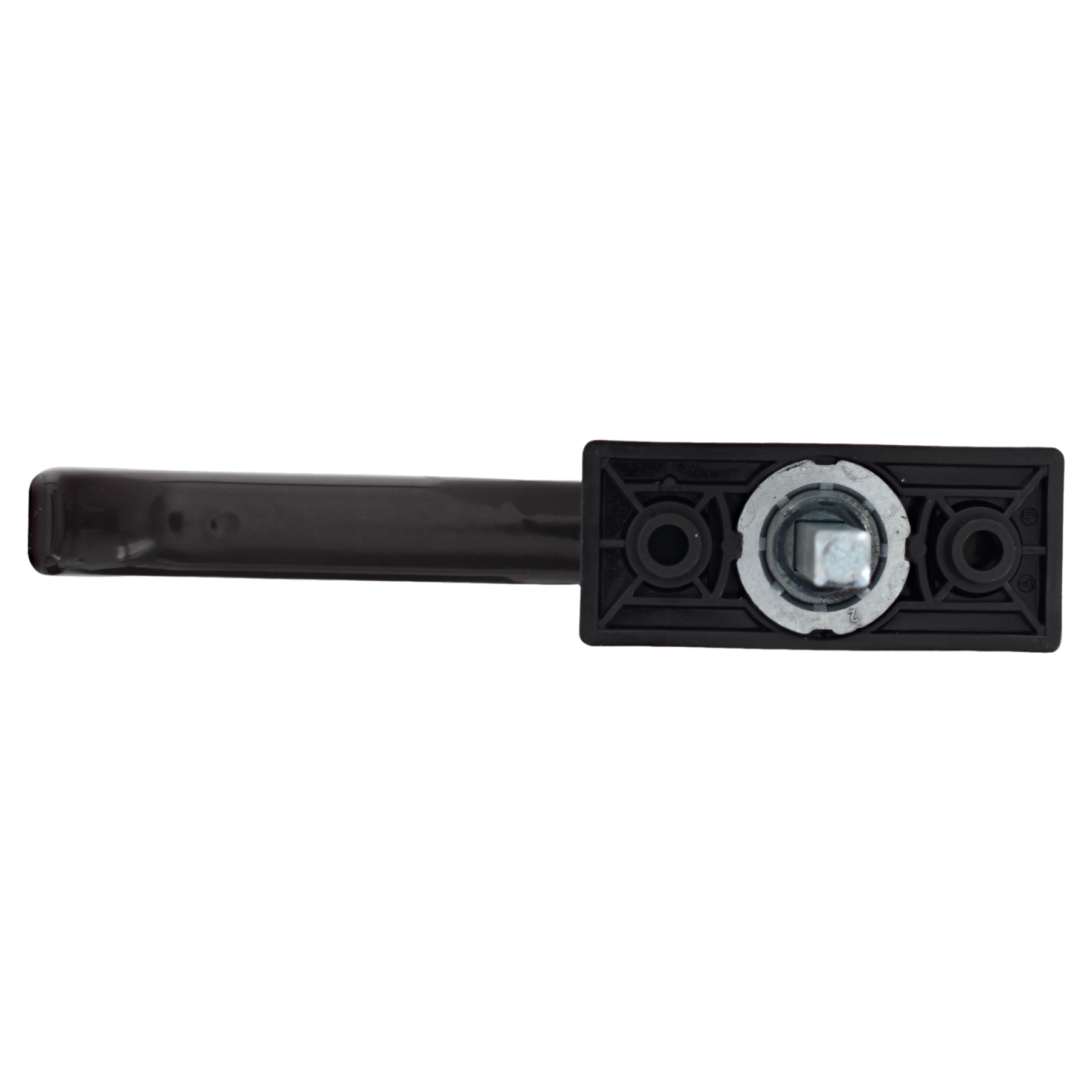 [BA] Hermo Fenstergriff 1747, Stftlänge 32 mm, Nocken 12 mm, schwarz, öffner, bolzen, führt, handgriff, montage