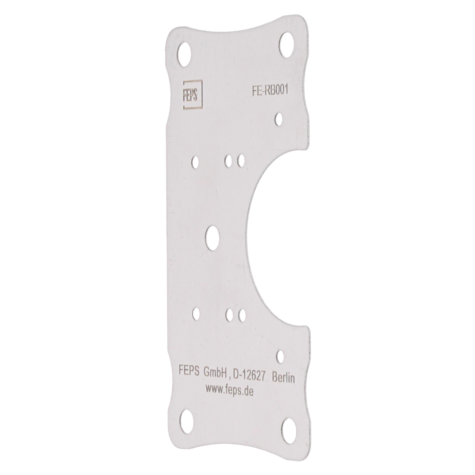 FEPS Trim Reparaturblech Möbelscharnier FE-RB001 edelstahl U-Form, blechplatte, metallplatte, lochstufe, lochung?, edelstahl?
