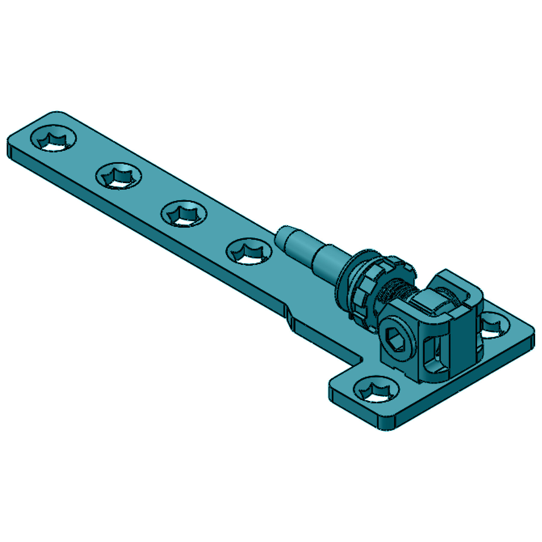 FEPS Hinge universal Fenster-Ecklager FE-EL001 als Ersatz für Ecklagerbock EB003 Marke AUBI Serie A300, Klinge, Rasiermesser, Waffe