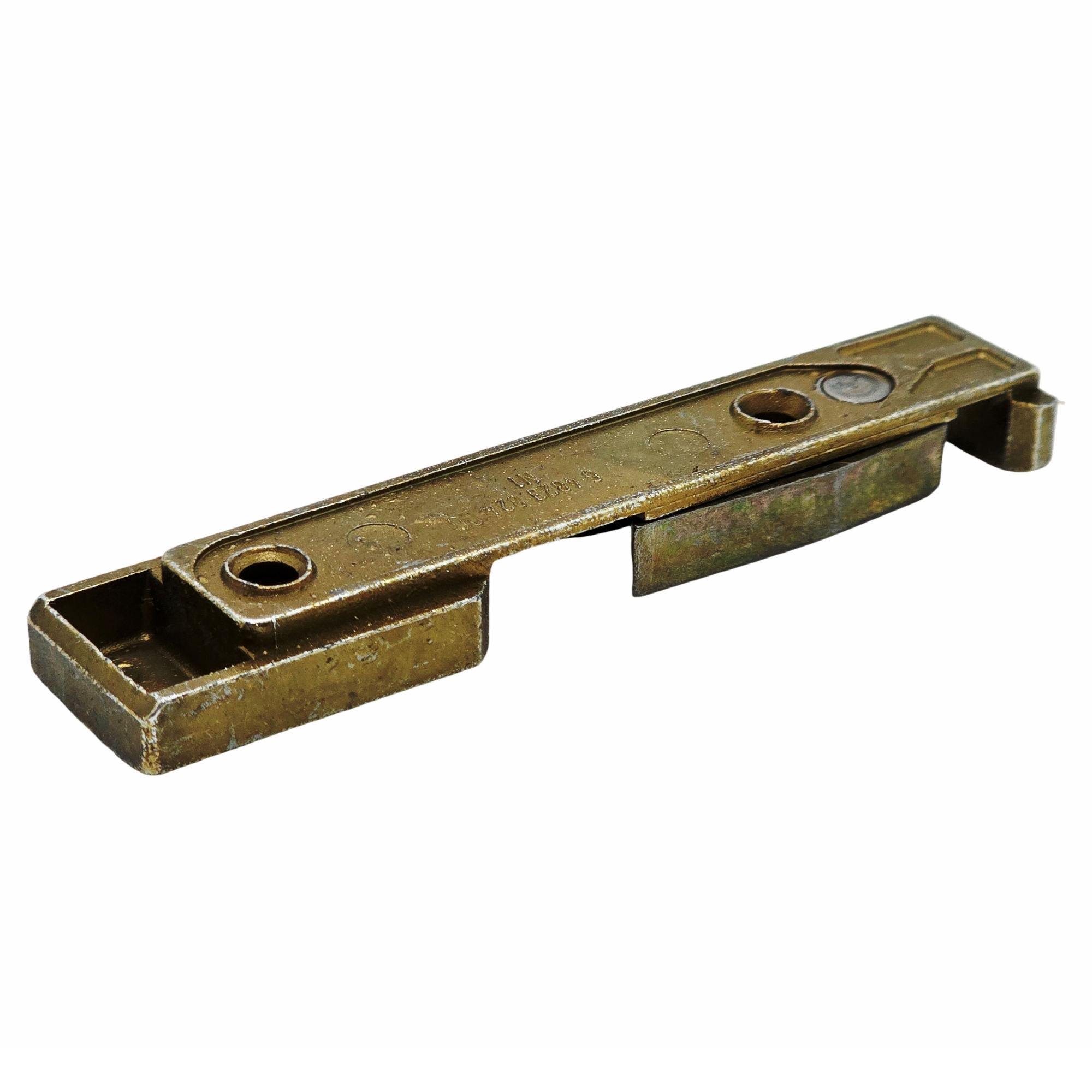 [BA] Roto Kippschliessblech K 607 A22, 7,8/18, 6482382400, Metallteil,  Messingfarbe, Mechanismus, Schlitz, Rechteckig