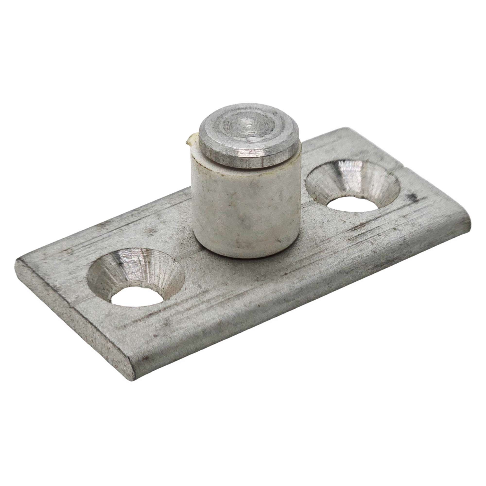 [BA] Hueck Hartmann Zapfen 2500-05, metallischer scharnier, montageplatte, schwenkstift, beschlag, stahlplatte