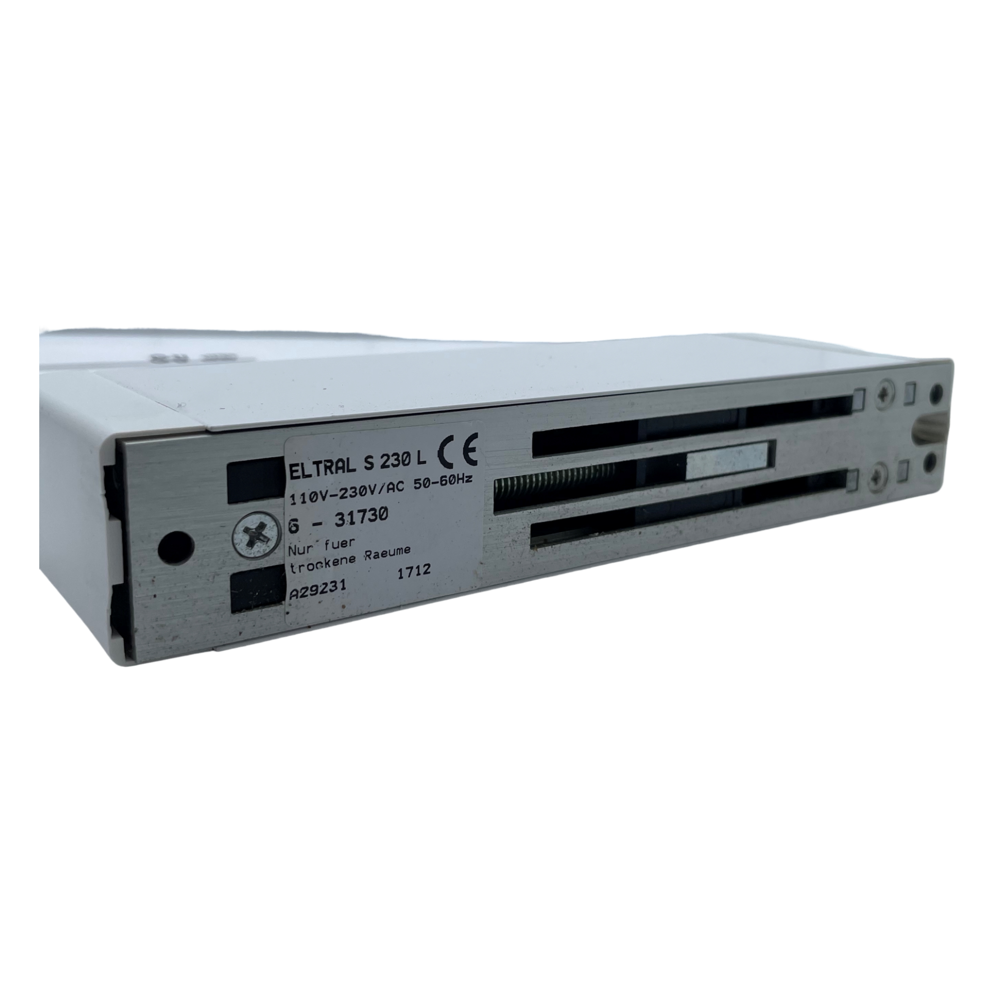 [BA] Eltral Antrieb S230L mit Endlagenabschaltung über Lastabschaltung, Weiß, 6-31730-00-0-7, Satellitenempfänger, Eltrax S 230 L, DVB-S Empfänger, Set-Top-Box, Slotschlitz