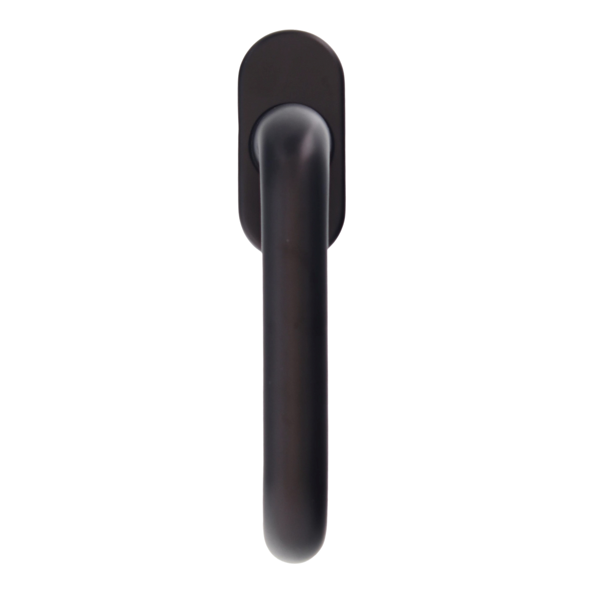 [BA] FSB Fenstergriff 3421 Aluminium 07, Türgriff, schwarz, Abdeckplatte, Ellipse, modern