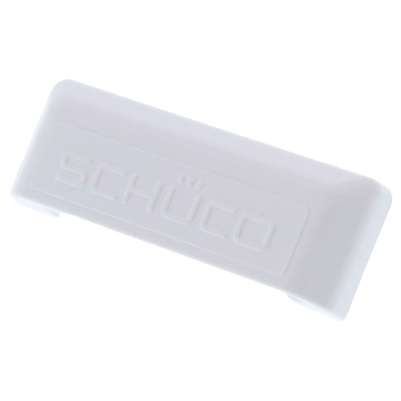 SCHÜCO- Wasserschlitzkappen, weiss, Lieferumfang 25 Stück, Schwamm, Kleine Platte, White, Reinigungswerkzeug, Kunststoff