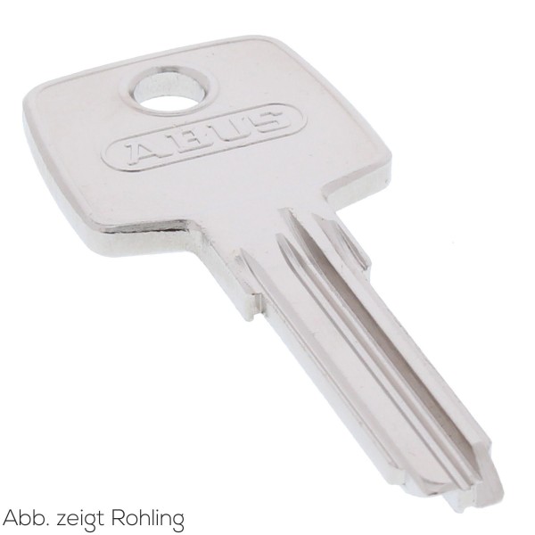 Abus EC550 Schlüsselrohling, Schlosszylinder, Schlüssel, Schlitz, Metall, Schlüsselrohling