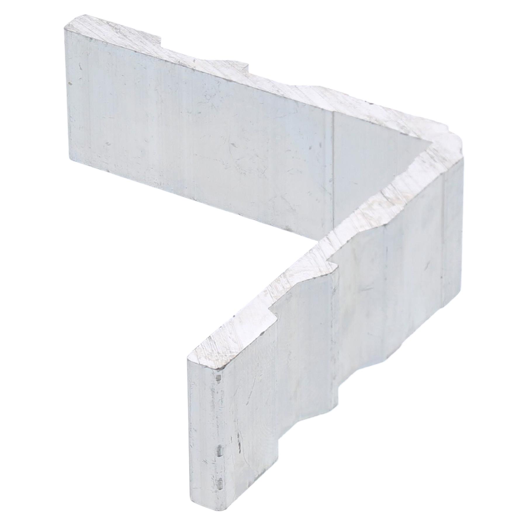 HUECK HARTMANN Eckwinkel 63 x 63 x 6 mm 770370, Postfach, Konstruktion, Zaun