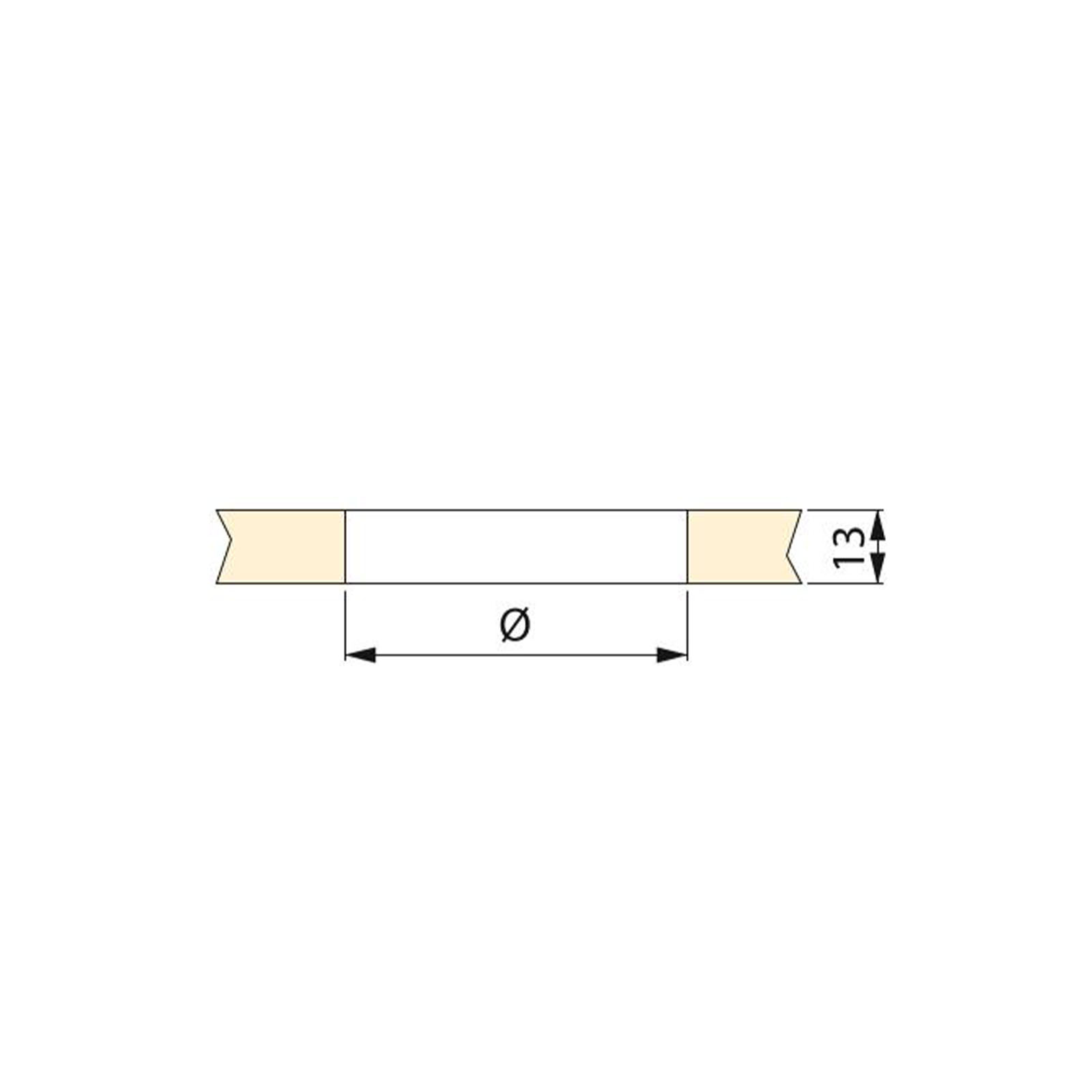 Emuca Zamak Kabeldurchführung, Durchmesser 60 mm, matt verchromt, Diagramm, Handlung