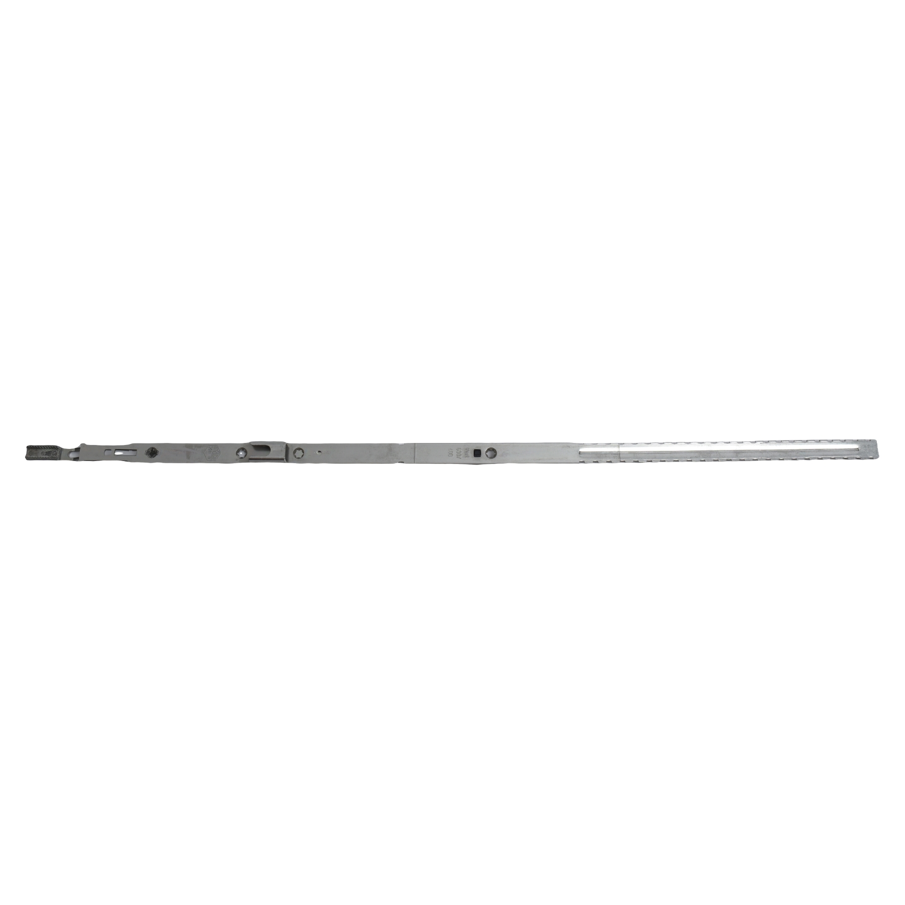 MACO Verlängerungsriegel IS 600 silber ablängbar auf 400 / 250 mm mit 1 i.S.