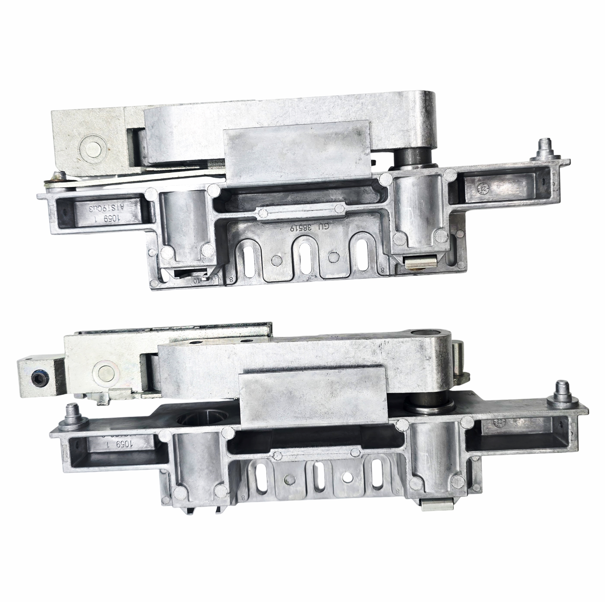 [BA] GU Karton Laufschuhe 968/200, links, K-15268-00-L-1, maschinenbauteil, Metallkomponente, AluminiumBlock, IndustriellerHardware, Dichtungskanal
