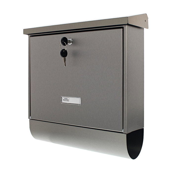 Zeitungsrollen, briefcase, briefkasten, schloss, mailbox, metallisch