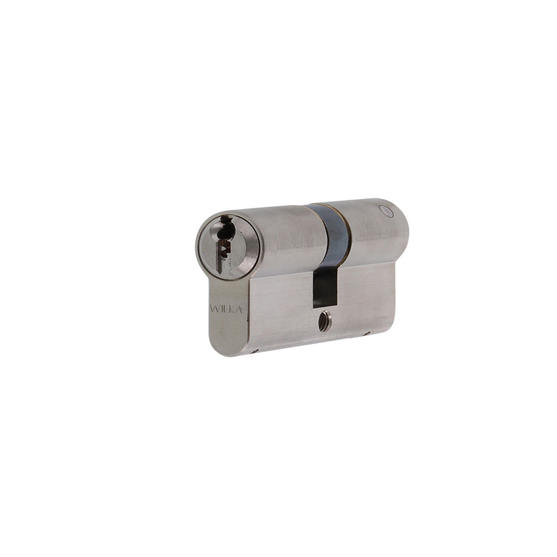 WILKA Doppelzylinder CARAT S1 modular N&G ohne Schlüssel, Servicezylinder für Nachfertigung 60/60, Rundschloss, Schlosszylinder, Nusszylinder, Stahl, Kernschloss, Schloss, Profilzylinder, Metall, Edelstahl, Gehäuse, Schloss, Rundzylinder, Stahl, Sicherhei