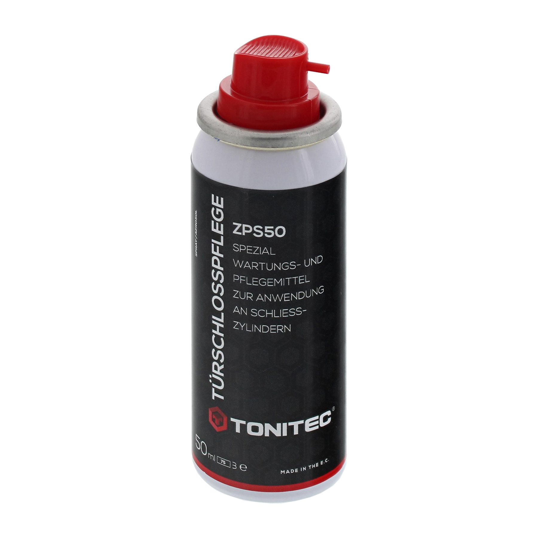 [MA] greenteQ Halbzylinder SX 30 8-F mit 3 Schlüssel verschiedenschliessend 10/30 mit ToniTec 50 ml Zylinderspflegespray ZPS50, Schmierung, Pflegemittel, Zylinderpflegemittel, Wartung, 50 ml