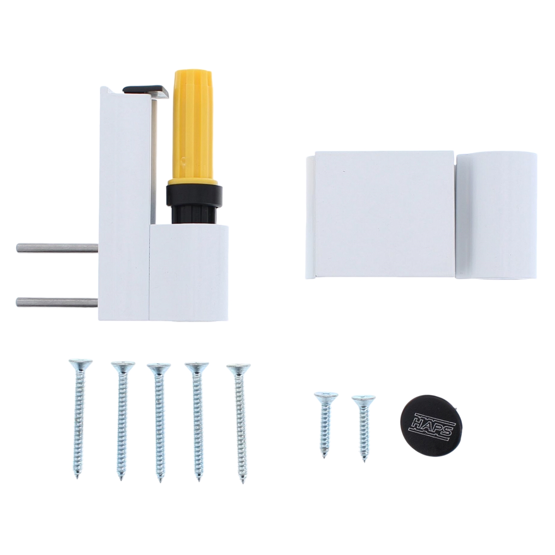 HAPS Türband P80 Flügelmaß 85 mm RAL 9016 Weiß 01A3000 00 46, Maschine, Schraube