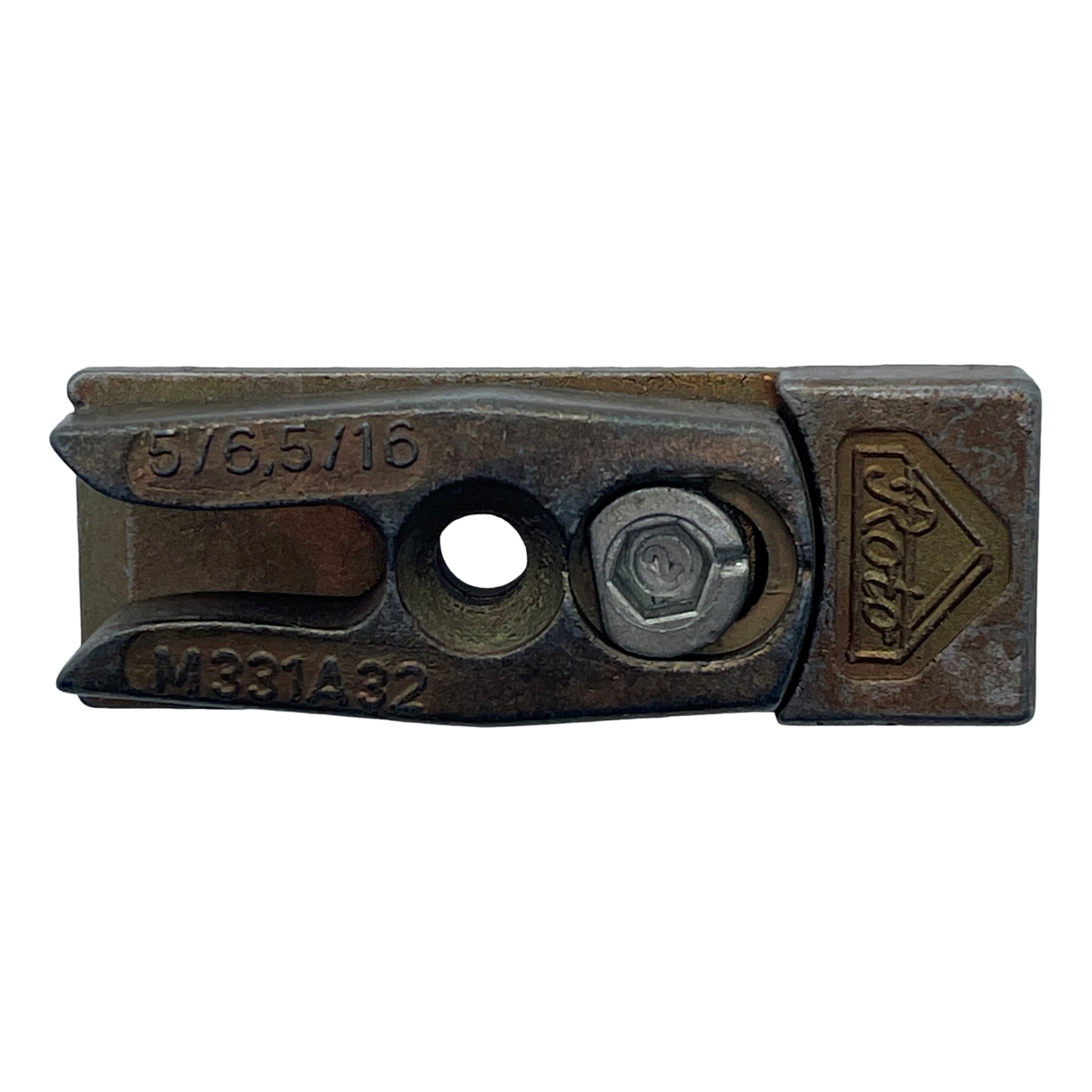 [BA] Roto Centro 100 Schließstück 5/6,5/16 verstellbar M331A32, Zugfinger, Schraubenklemme, Metall, Rust, Werkzeugteil