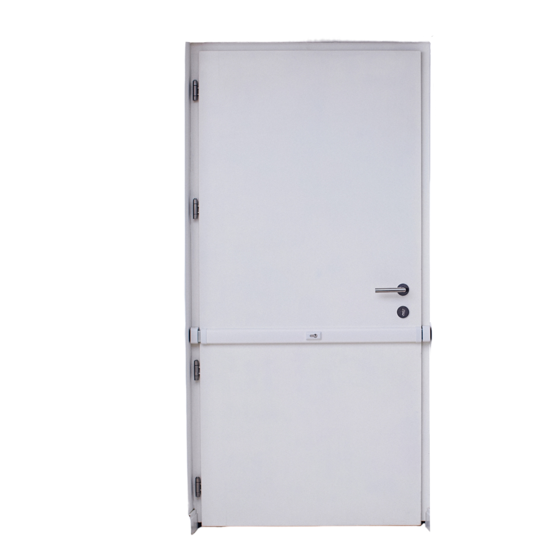 [BA] Abus Panzerriegel PR2800 W-Weiß L2 Türbreite 980-1200 mm, Tür, Schrank, Metall, Grau, Doppelt