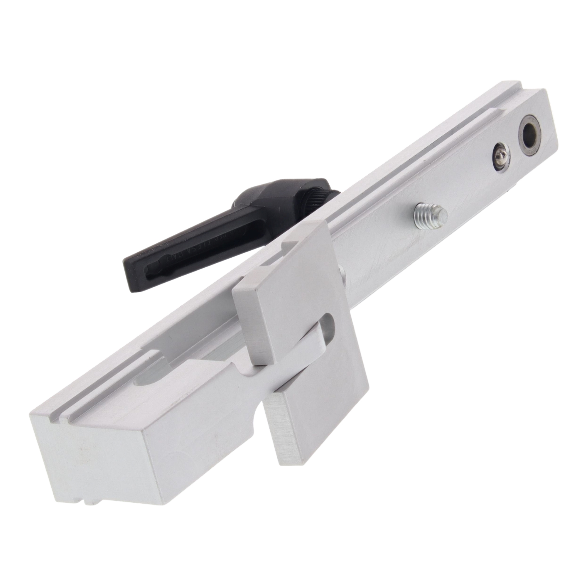 [BA] Hueck Hartmann Bohrschablone verstellb. Eckwinkel Flügel 07 605 0, Schiene, Aluminium, Verstellbar, Klemmhalter, Schraubloch