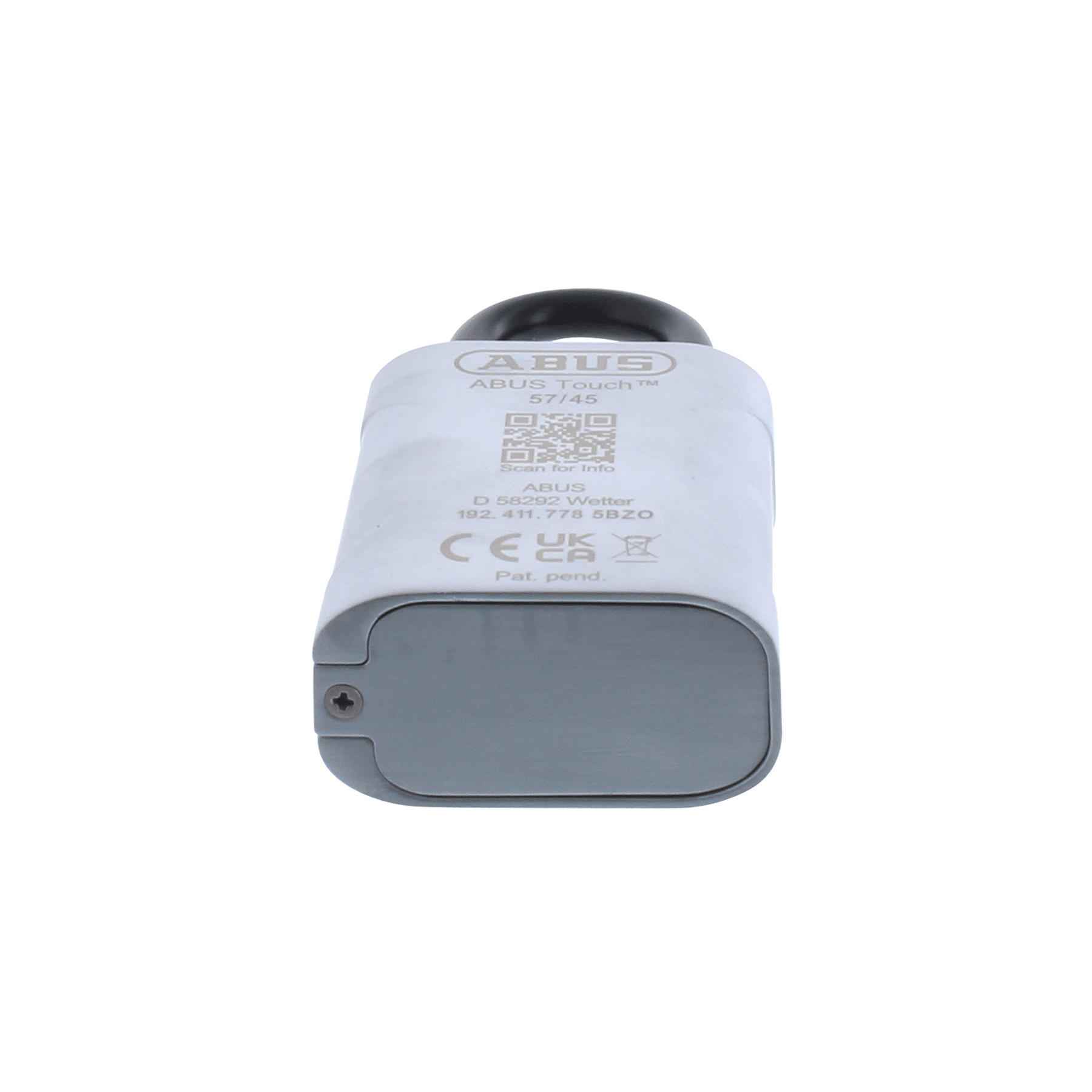 ABUS Vorhangschloss 57/45 Touch Fingerprint-Schloss, Adapter, Elektronik