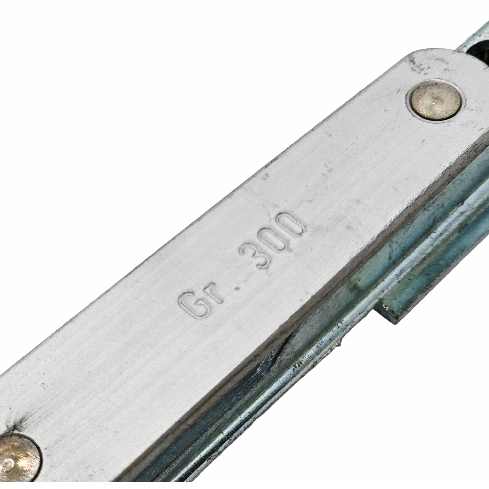 [BA] Hueck Hartmann Schere 12 422 7 silber links, metalllineal, mm-skala, 6t-300, metallisch, schrauben