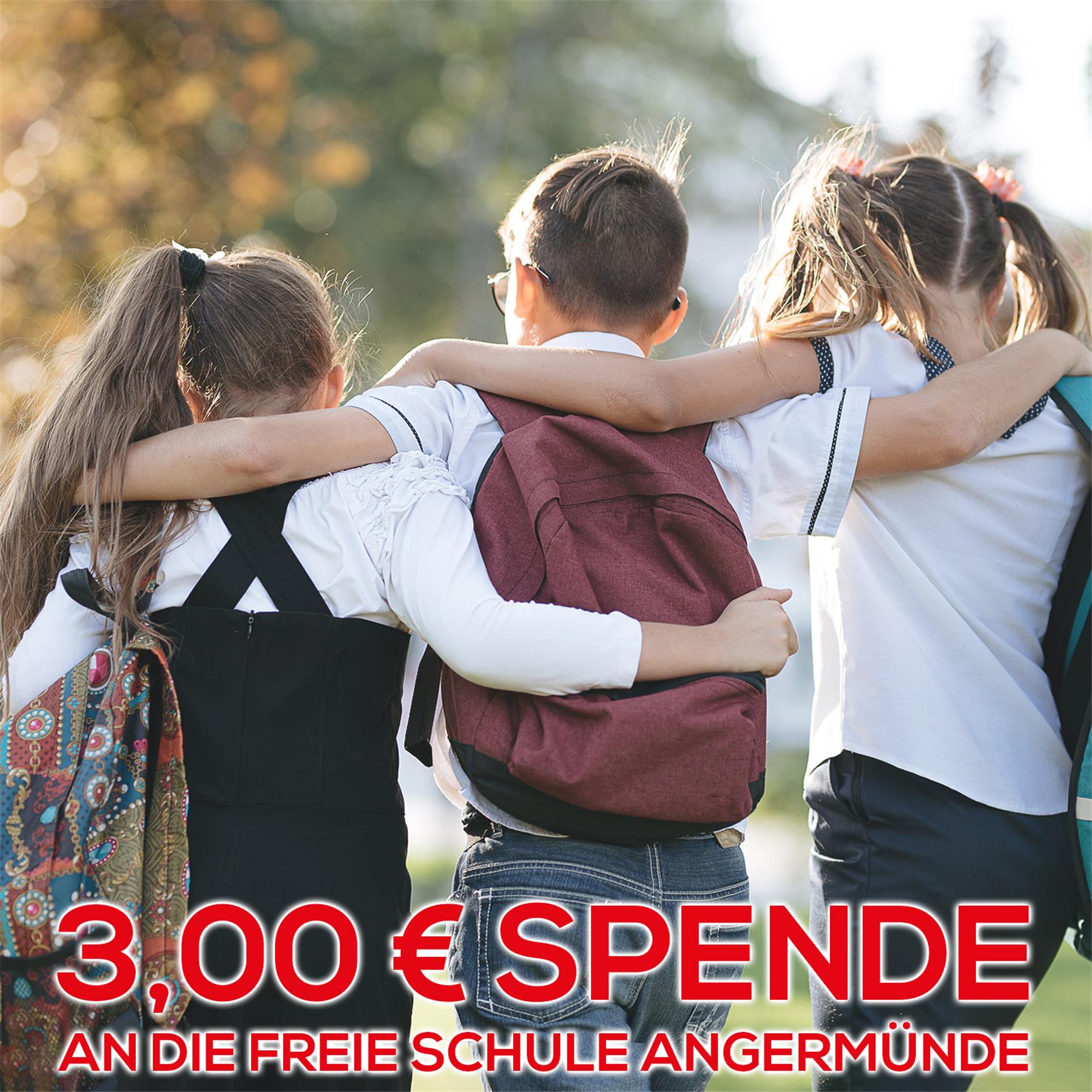 Wir unterstützen für Sie die Freie Schule Angermünde mit 3,00 € - Vielen lieben DANK!, Leute, Person, Erwachsener, Weiblich, Frau