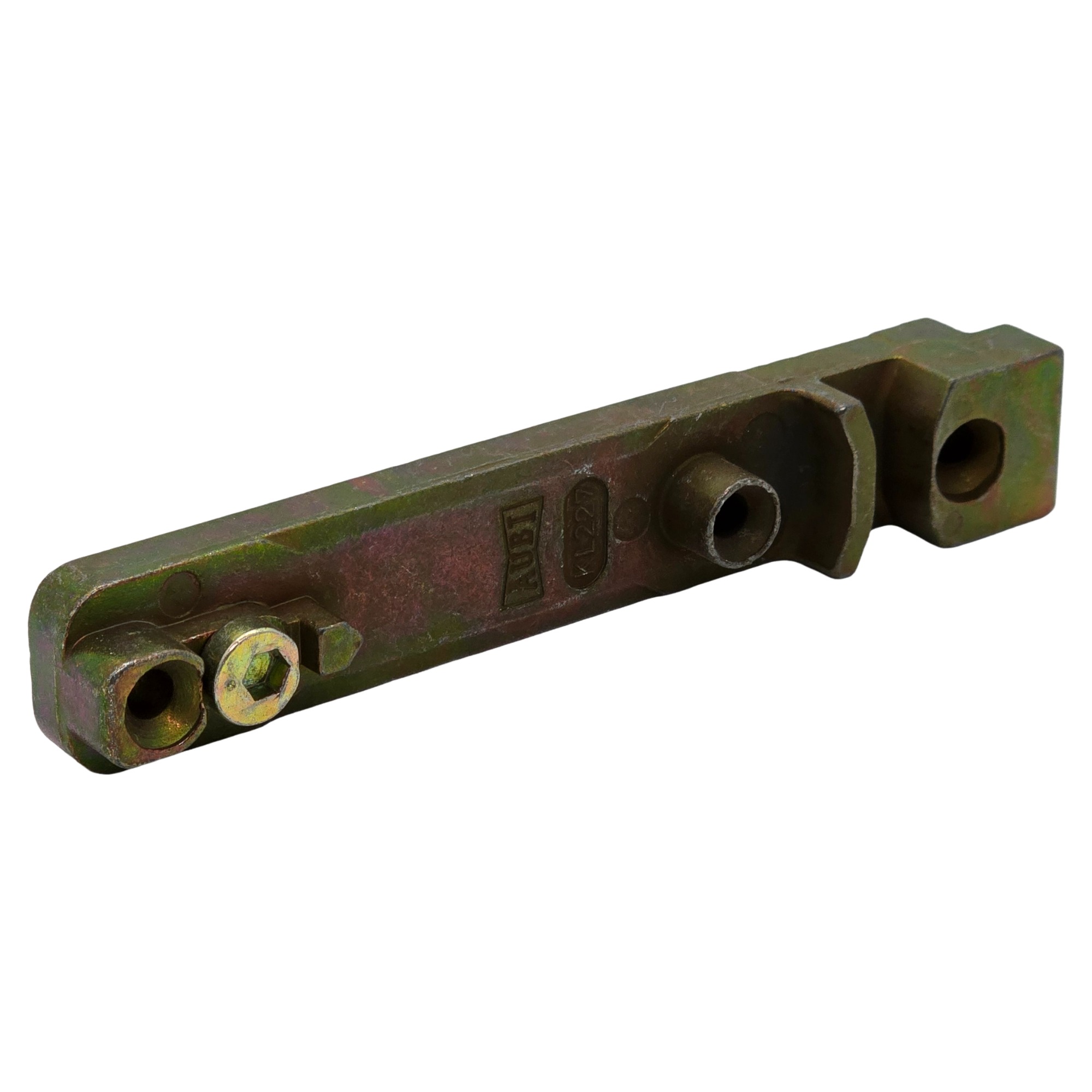 [BA] Aubi Kipplager KL227, Metallteil, Bolzenhalter, Spannschiene, Industriekomponente, Verzahnt