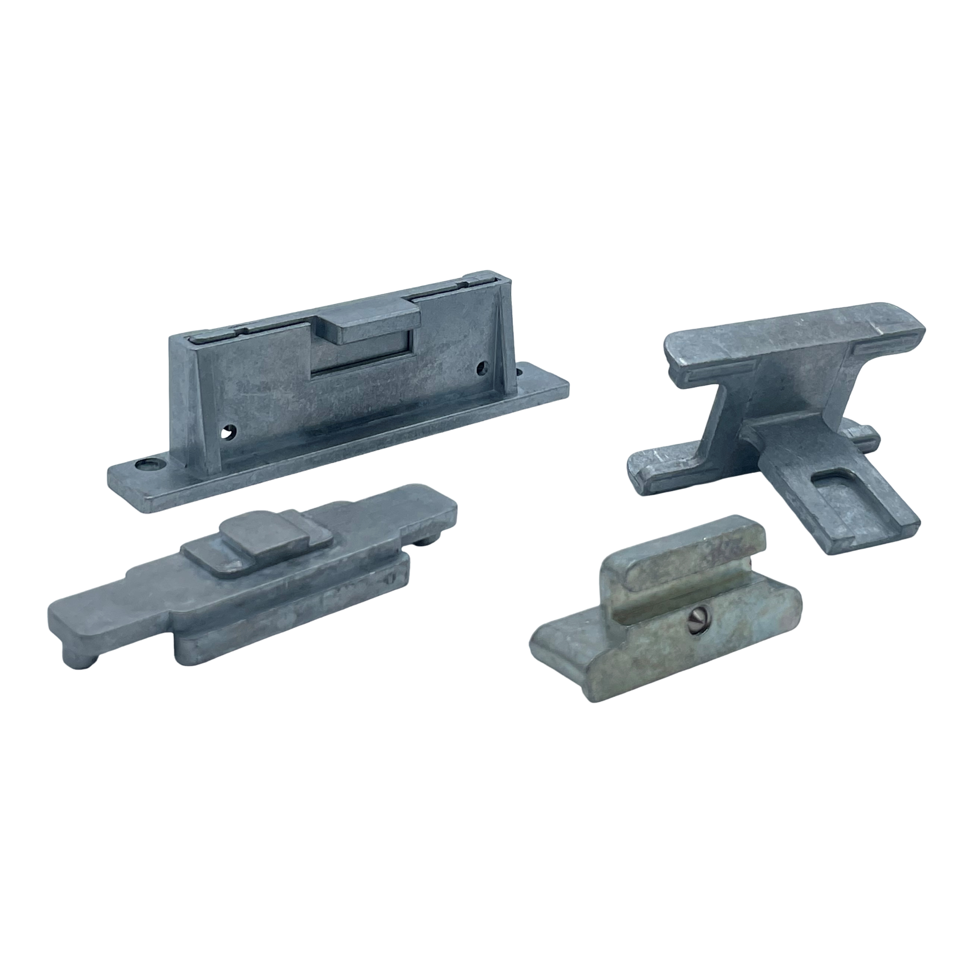 [BA] Hueck Hartmann Umbausatz 2850-03 US alt, Schienenhalter, Laufregel, Metallteile, Klemmstück, Montagezubehör
