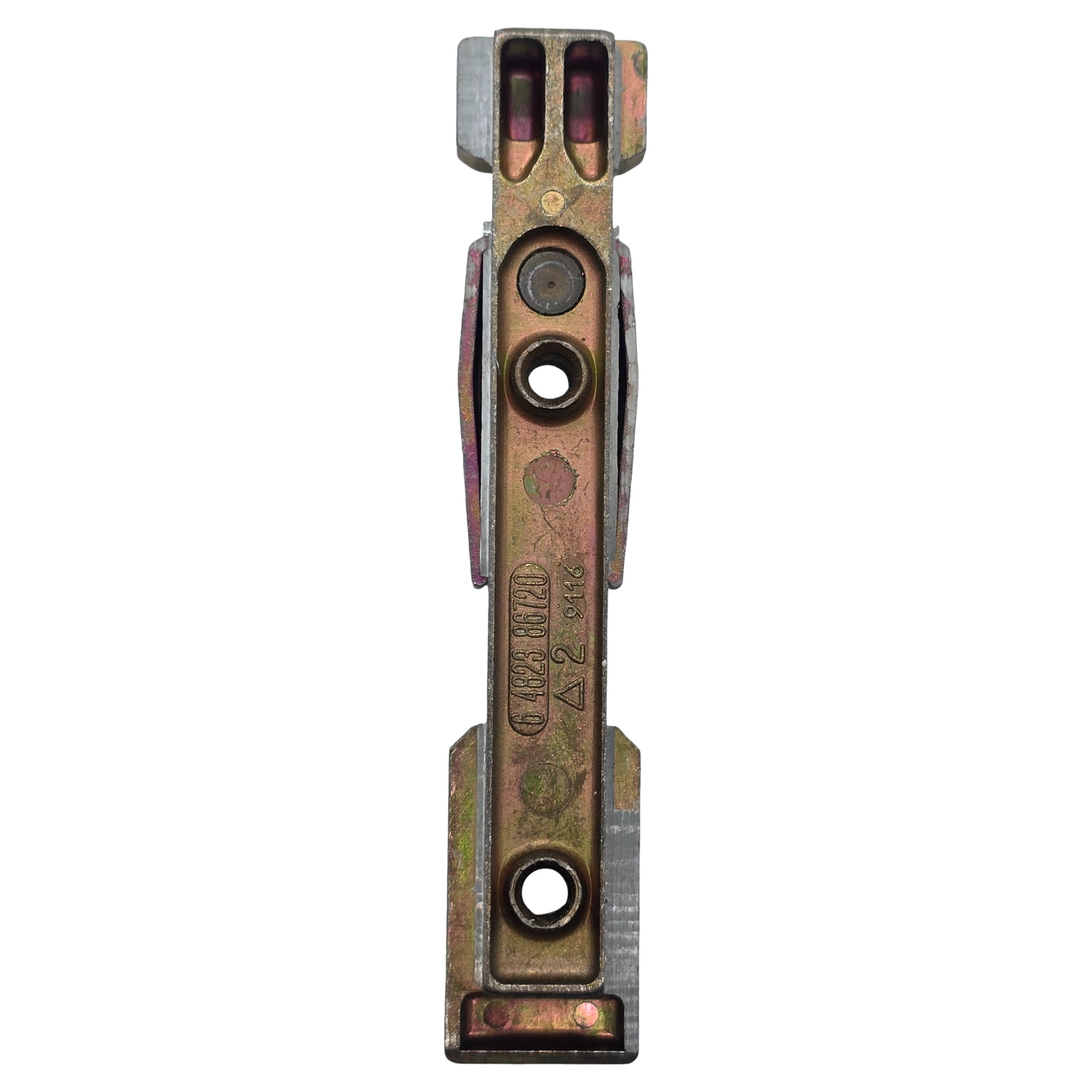 [BA] ROTO Centro Kippschließblech 100x19mm 6482386720 K607A42 7,5/18, Klemmkasten, Kabelschuh, Schraubverbindung, Metallbauteil, Steckverbinder