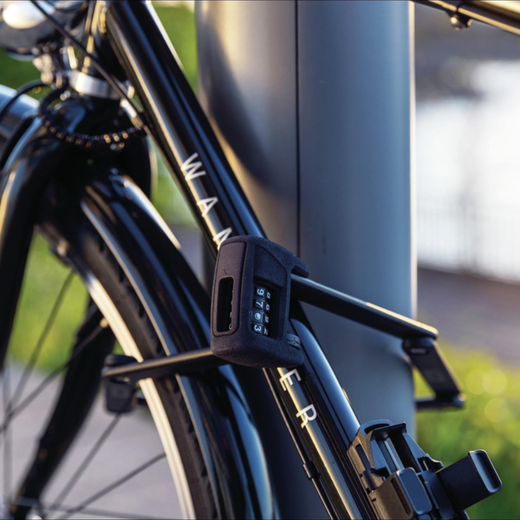 ABUS BORDO™ One Smartes Fahrradschloss 6000A/120 BK SH, Fahrrad, Transport, Fahrzeug, Maschine, Rad